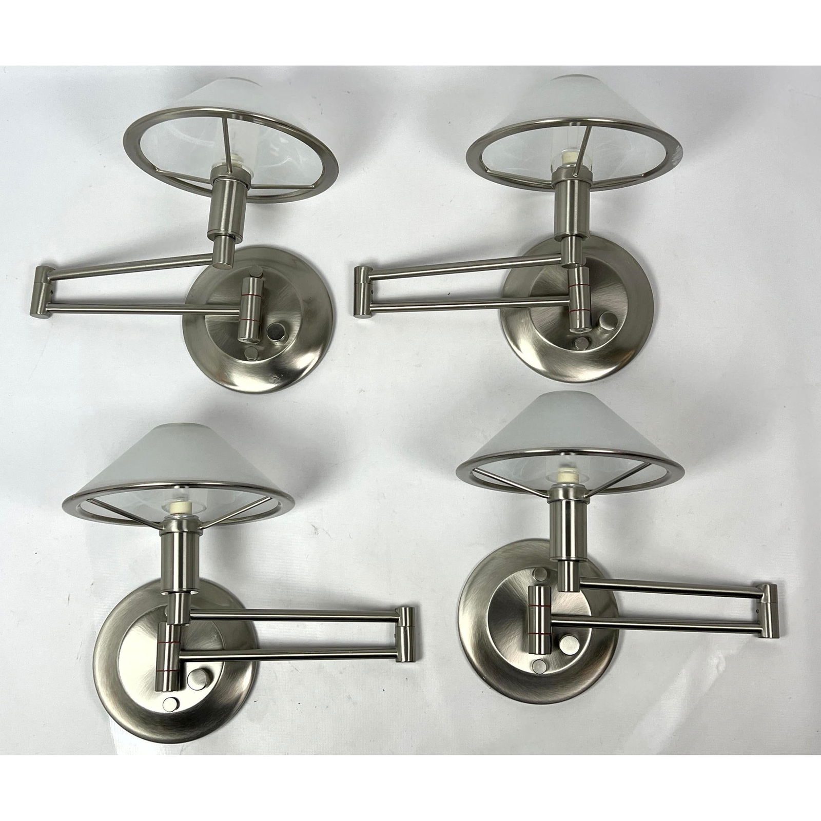 set 4 German Halogen Wall Sconces. Contemporary. Holtkotter Leuchten label. (1 of 10)