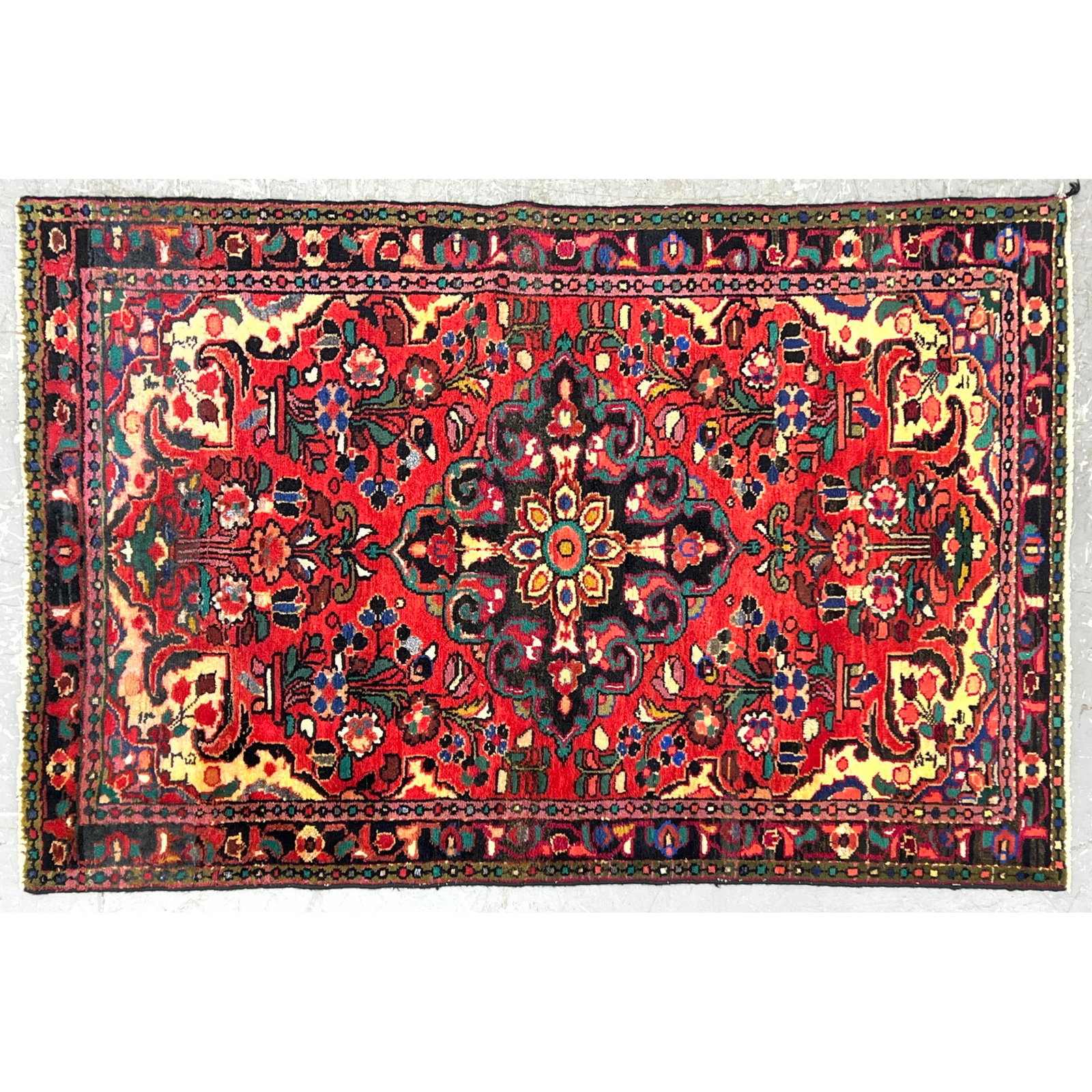 5'3 x 3'5 Oriental Handmade Carpet Rug.: 5'3 x 3'5 Oriental Handmade Carpet Rug. Dimensions: Height: 5.3 inches, Width: 3.5 inches. --- US Packing and Shipping charge: In house shipping available. Will be calculated once destination known. P
