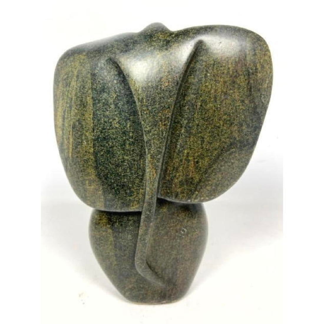 Carved Stone Sculpture of Elephant. (1 of 9)