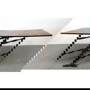 Modernist Rosewood Drop Side Dining Table. Designed by BENDT WINGE for KLEPPE. Extends to 60" long w: Modernist Rosewood Drop Side Dining Table. Designed by BENDT WINGE for KLEPPE. Extends to 60" long when both leaves are up. Marked Norway. Includes: 2 - 23.5 inch leaves. Dimensions: Height: 28.75 inc