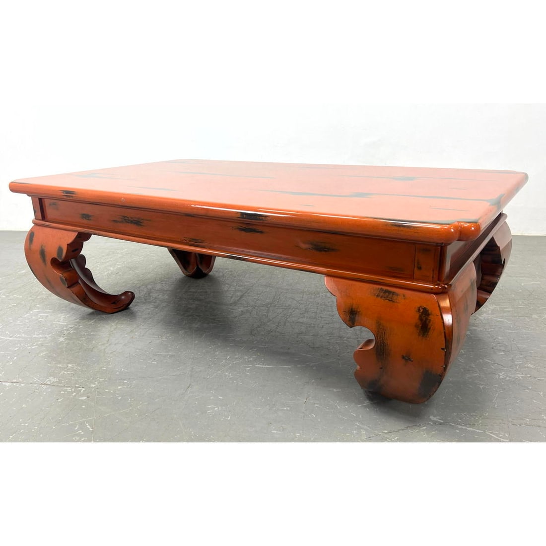 Large Oversized Springer Style Coffee Table.  Asian Style Lacquer. (1 of 19)
