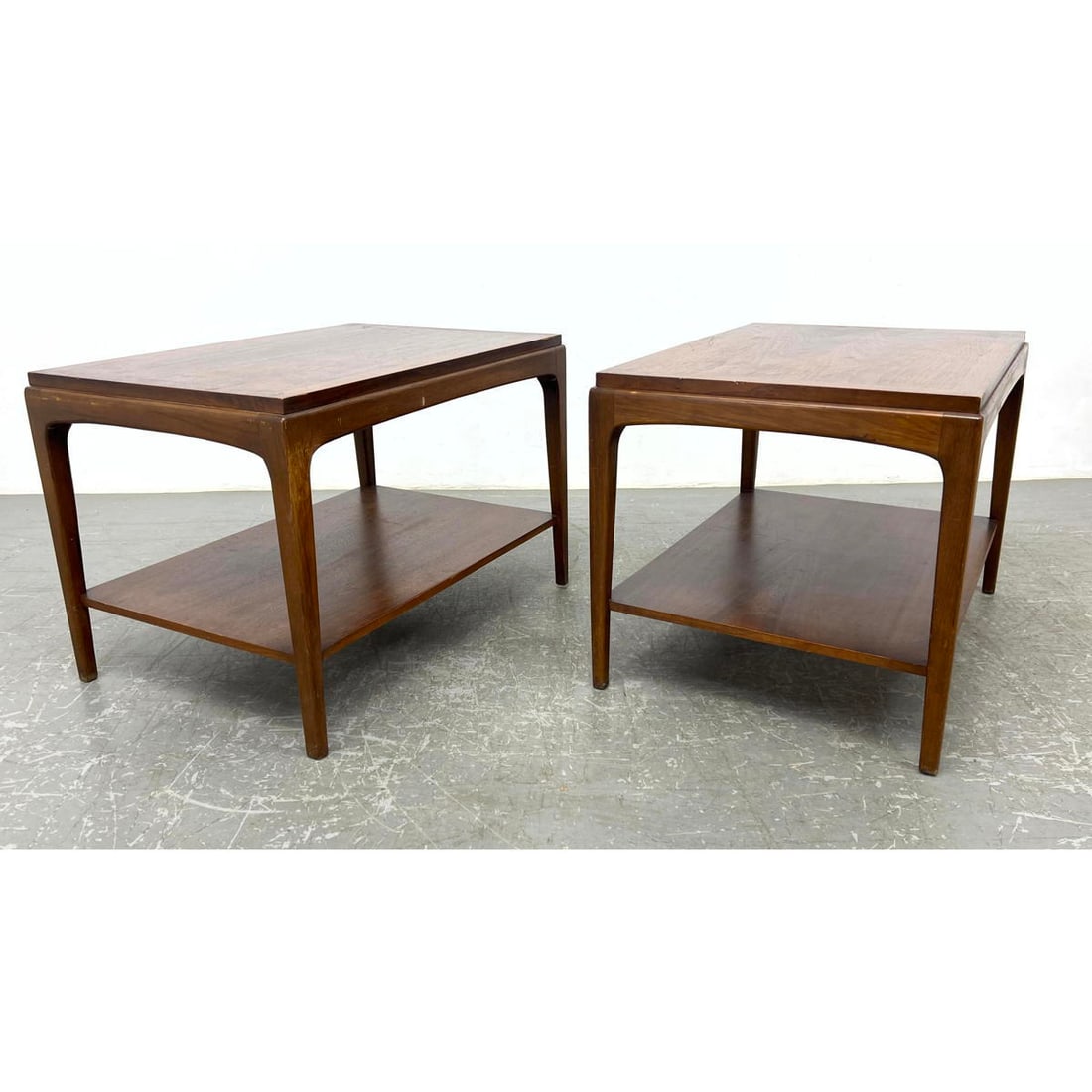 Pair American Modern Lane side end tables (1 of 14)