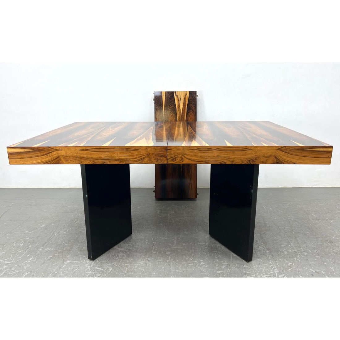 Milo Baughman Style dining table. Rare exotic Cocobolo wood. (1 of 19)