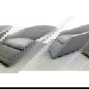 Benjamin Baldwin Lounge Chairs for Jack Lenor Larsen Furniture Co. Lenor Fabric with labels: Benjamin Baldwin Lounge Chairs for Jack Lenor Larsen Furniture Co. Lenor Fabric with labels Dimensions: Height: 28.5 inches, Width: 33.5 inches, Depth: 30.5 inches. - Seat Height: 17 inches ---
