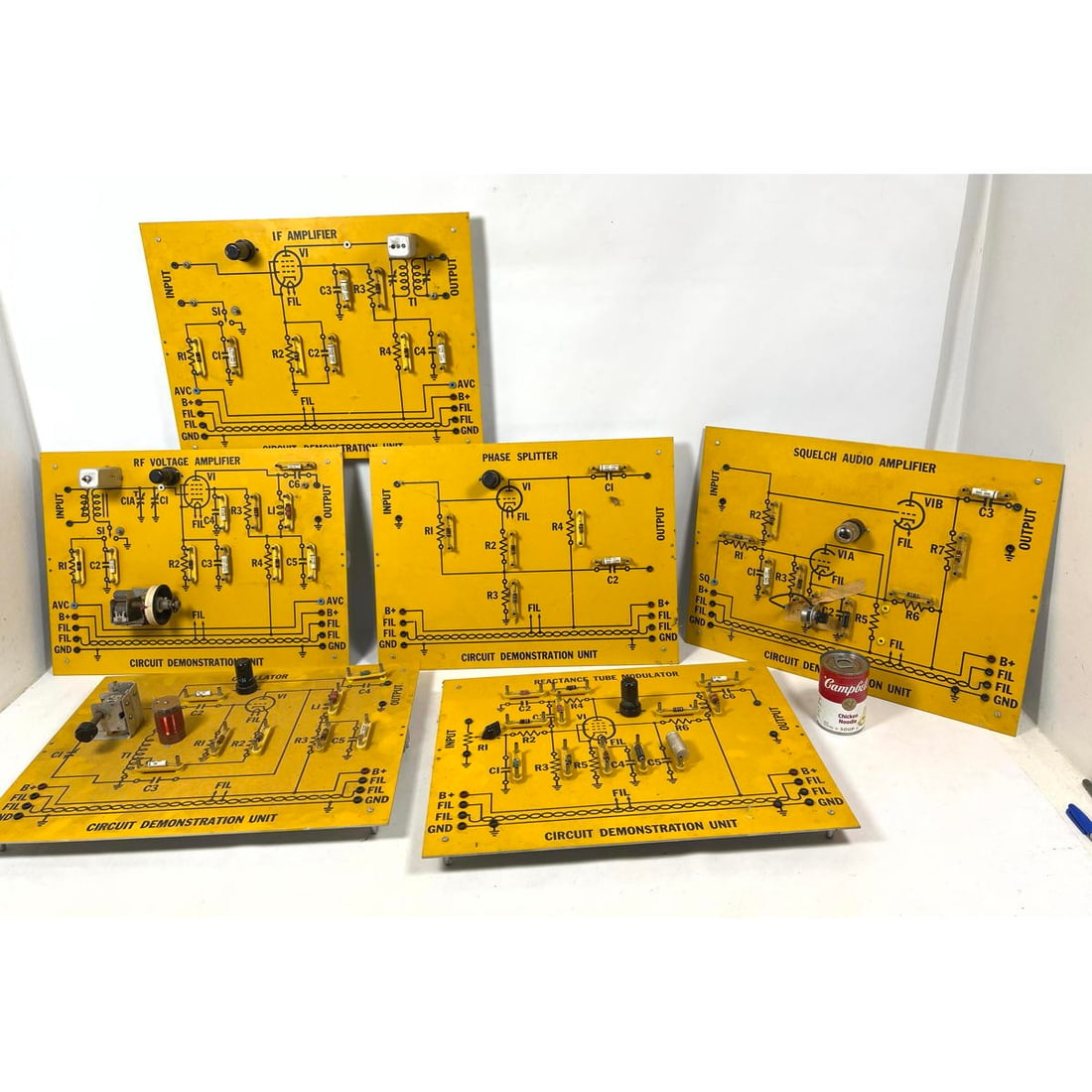 6pc Silk Screened Aluminum Electric Panels as Wall Art.  Machine Age Industrial (1 of 14)