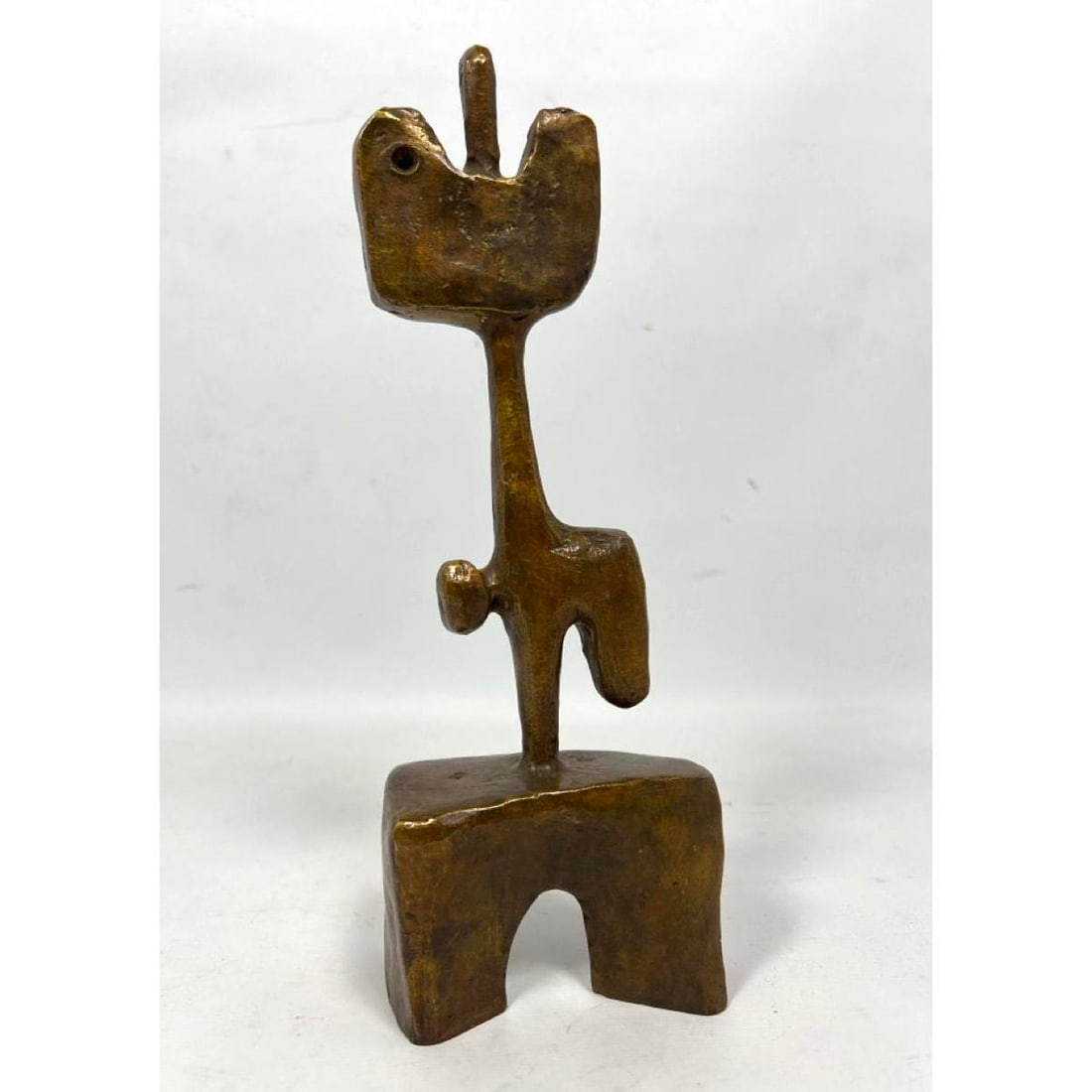 After Mathias Goeritz bronze sculpture. Marked. (1 of 11)