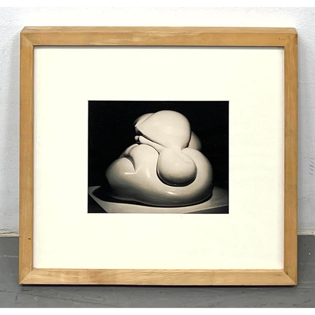 WILLIAM WATKINS Framed Photograph. Image of Modernist Abstract Sculpture by HERBERT GEORGE. (1 of 6)