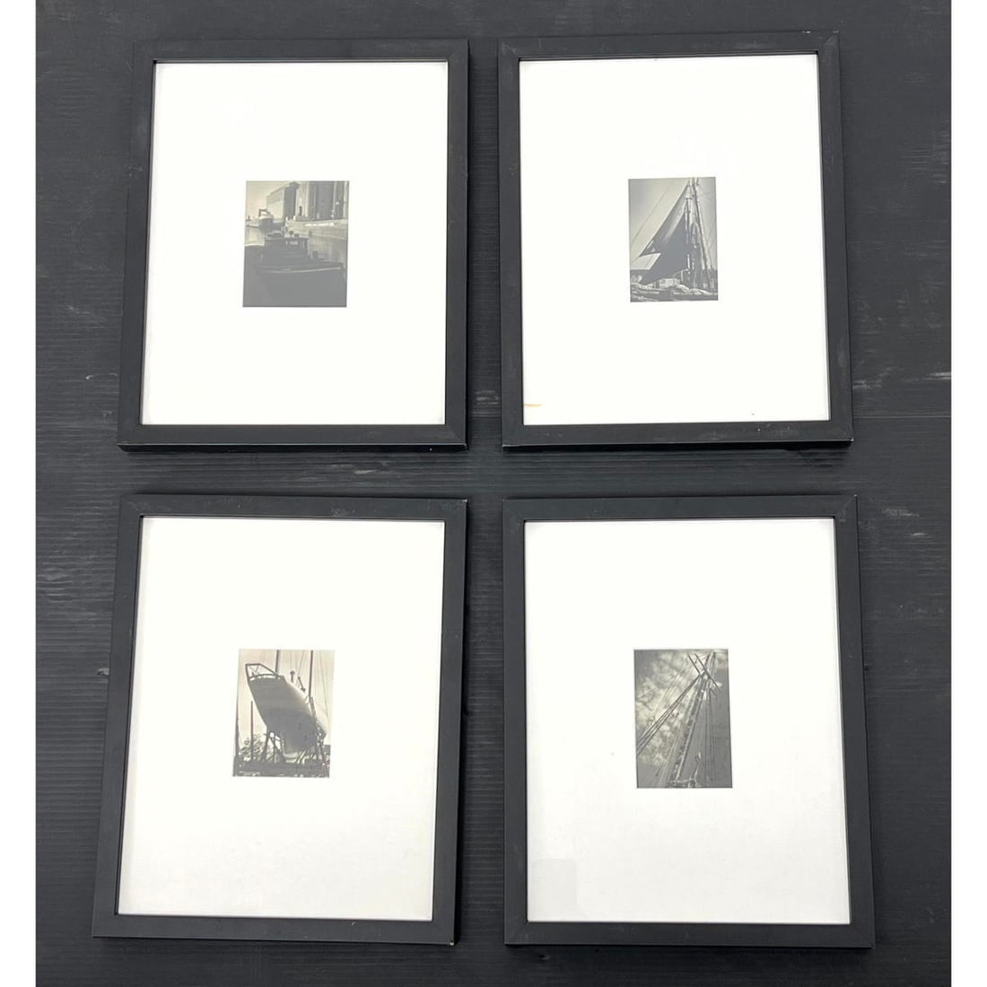 Lot 4 JUNE ALEXANDER, RICHARD C MILLER Photographs. Ships, Boats. All framed alike. PATRICK PARRISH (1 of 12)