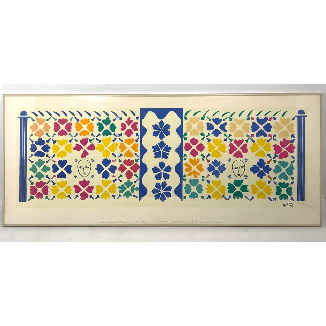 Henri Matisse Large composition with masks  poster. "Masks" (1 of 8)