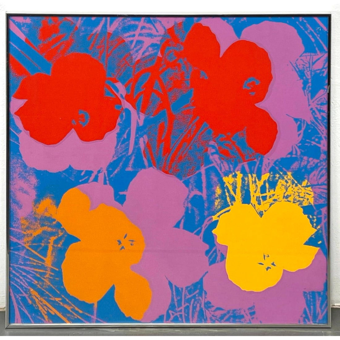 Andy Warhol Flowers Vintage Silkscreen Print. (1 of 5)