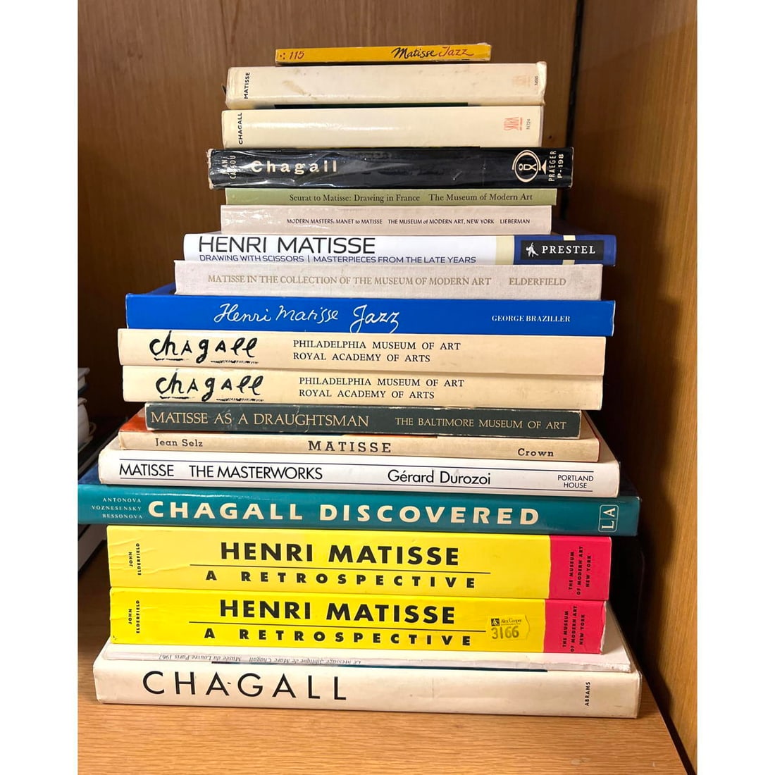 19 Books on Marc Chagall and Henri Matisse. (1 of 7)