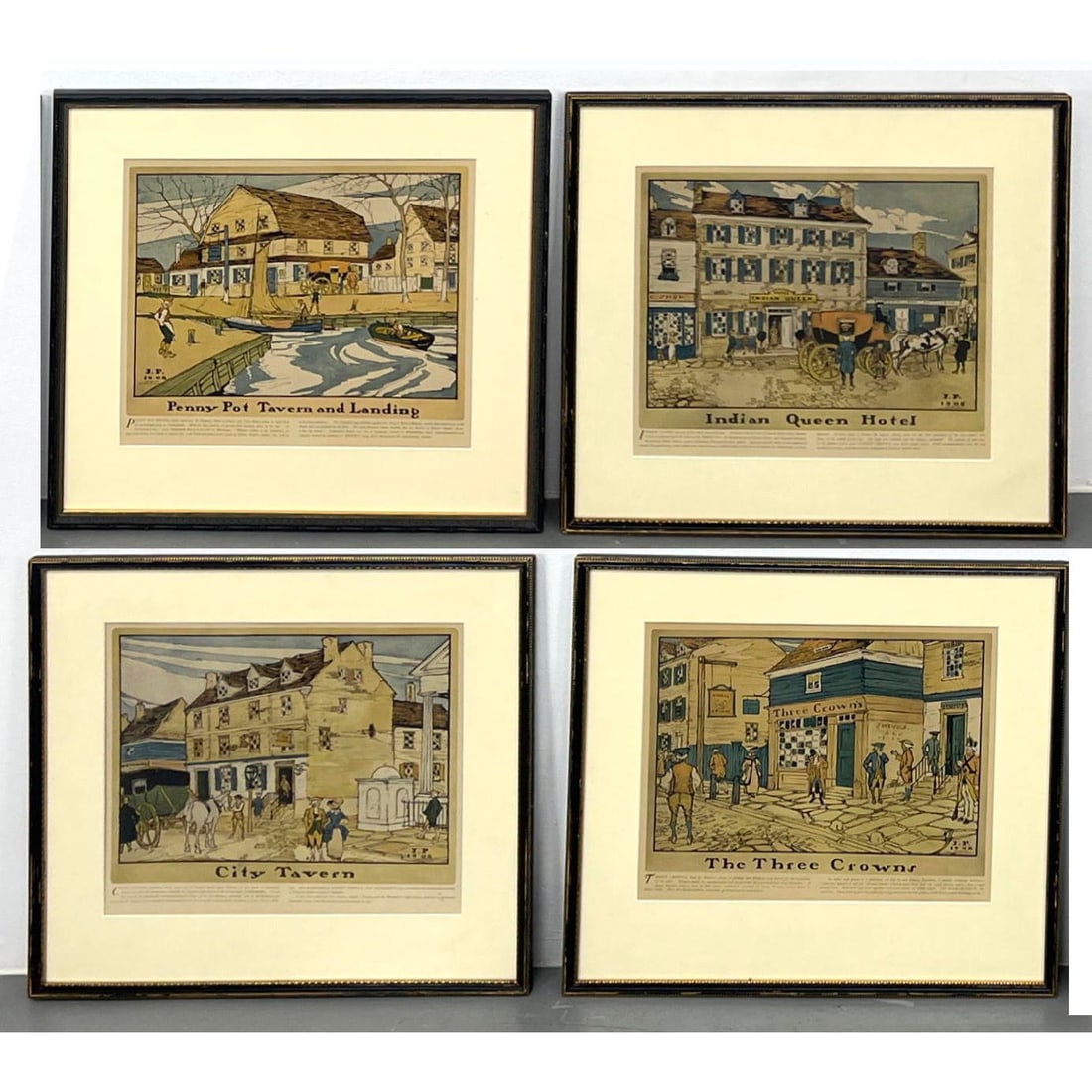 4pc Robert Smith Ale Company Advertisements. JP 1908: 4pc Robert Smith Ale Company Advertisements. JP 1908 Dimensions: Frame Height: 19.25 inches, Frame Width: 21 inches. - Image Size: Image Height: 12.75 inches, Image Width: 15 inches. ---