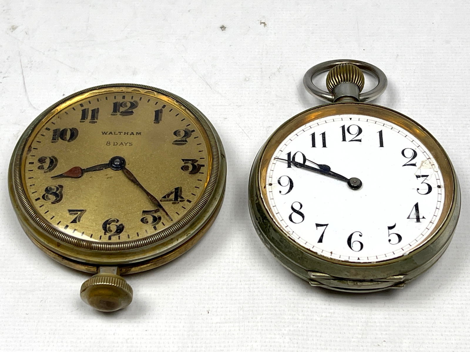 2pcs Pocket Watches. Waltham, (1 of 18)