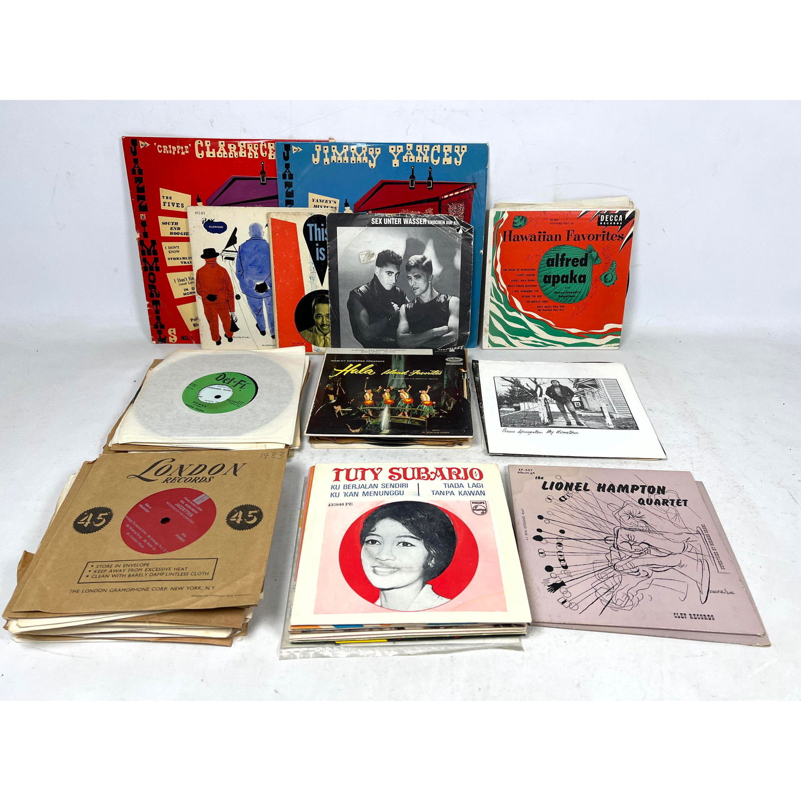 Collection of Vintage Albums, Records. Mixed Music. DUKE ELLINGTON  and many more. Approximately 62. (1 of 9)