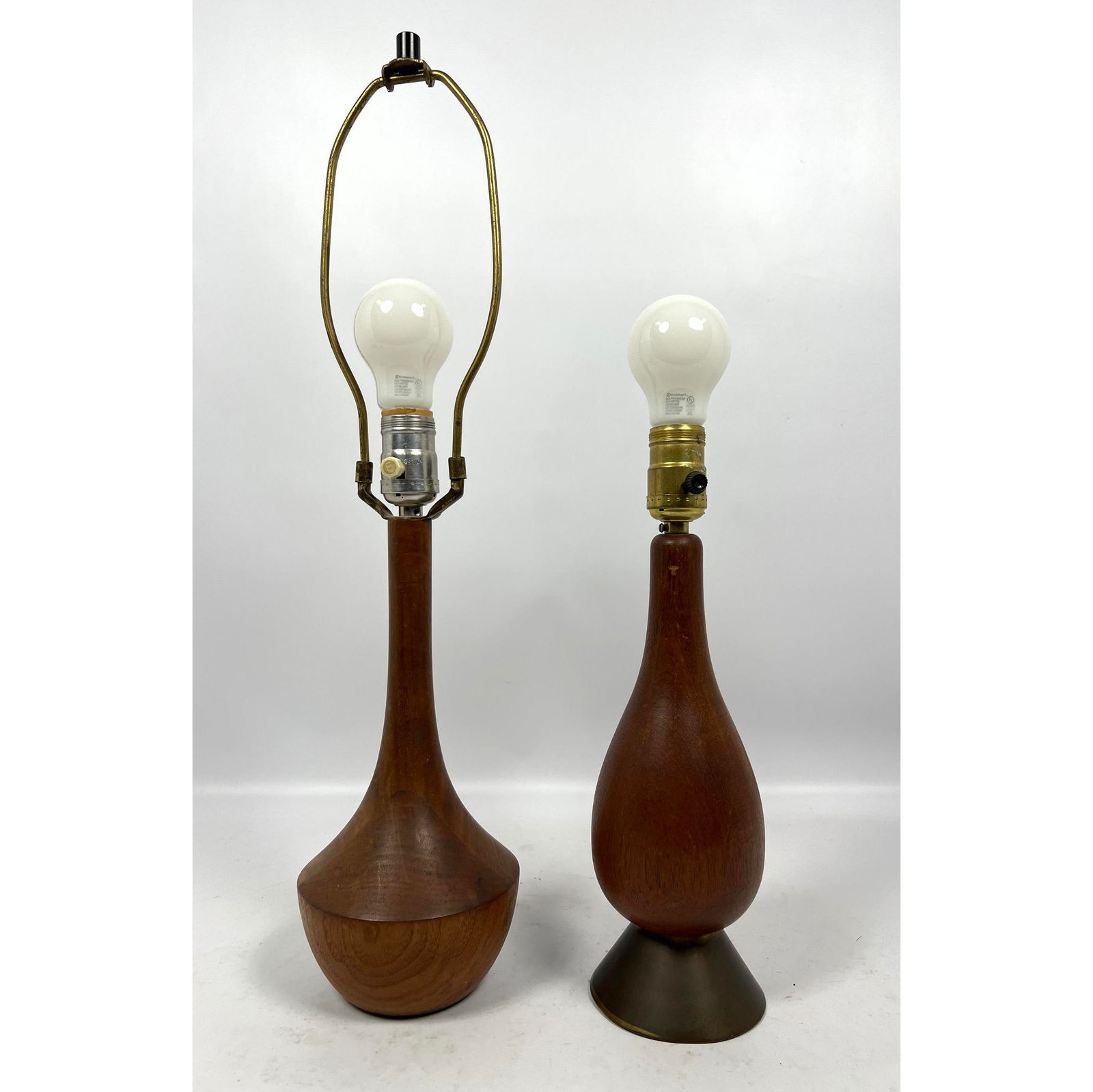 Danish Modern Teak Wood Bottle form Table Lamps. (1 of 16)