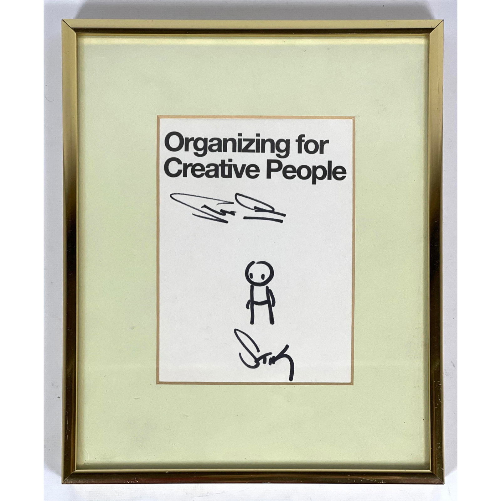 Drawing by Stik Drawing in the book "organizing for creative people" (1 of 6)