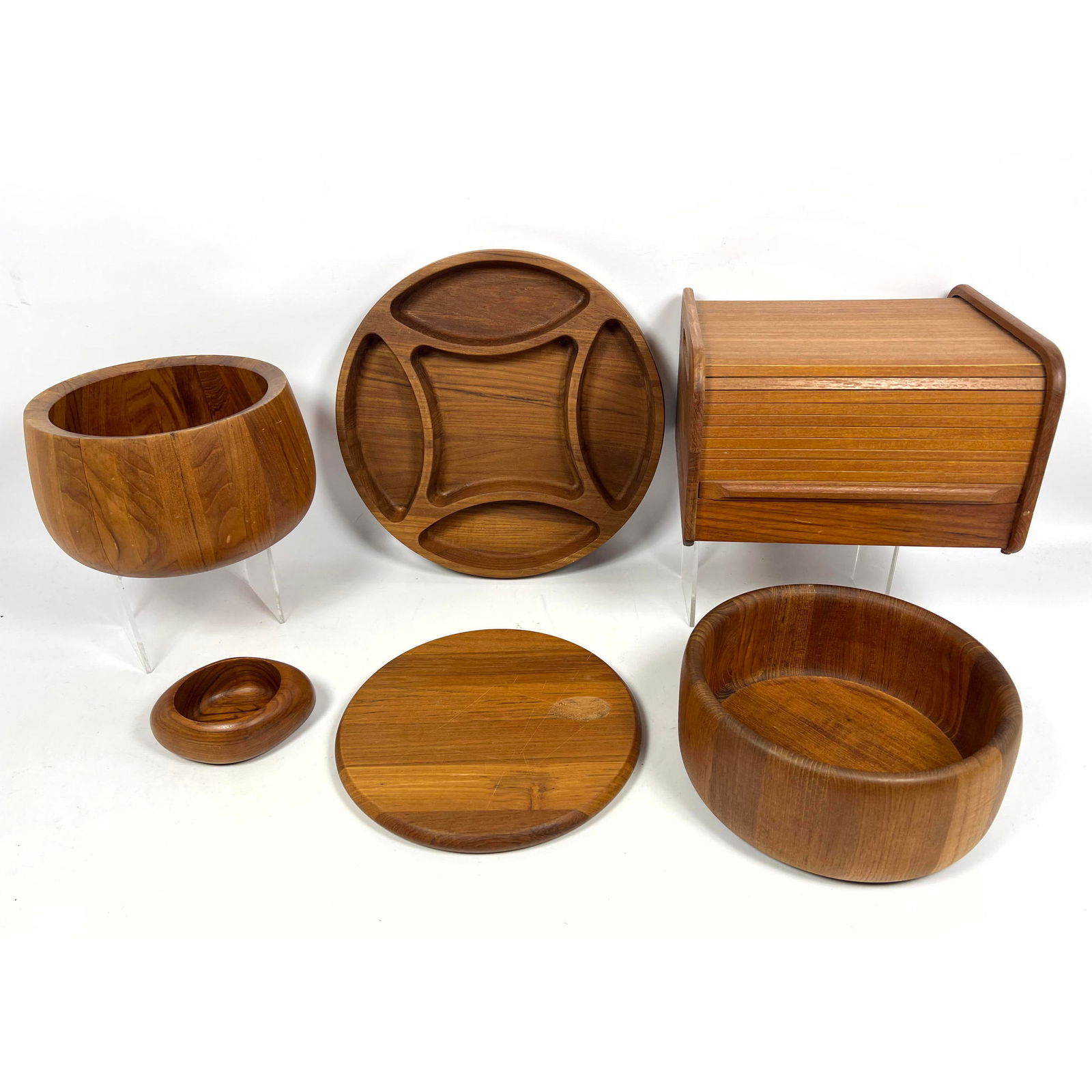 6pcs.  Danish Modern Teak. Dansk, Ab Sowe Kons,  and others. (1 of 20)