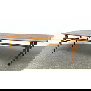 LANE Acclaim American Modern Walnut Coffee Table. Banded and Dovetailed Trim. Branded Mark. Andre B: LANE Acclaim American Modern Walnut Coffee Table. Banded and Dovetailed Trim. Branded Mark. Andre Bus. Dimensions: Height: 14.5 inches, Width: 56 inches, Depth: 19 inches. --- - - We offer curbside de