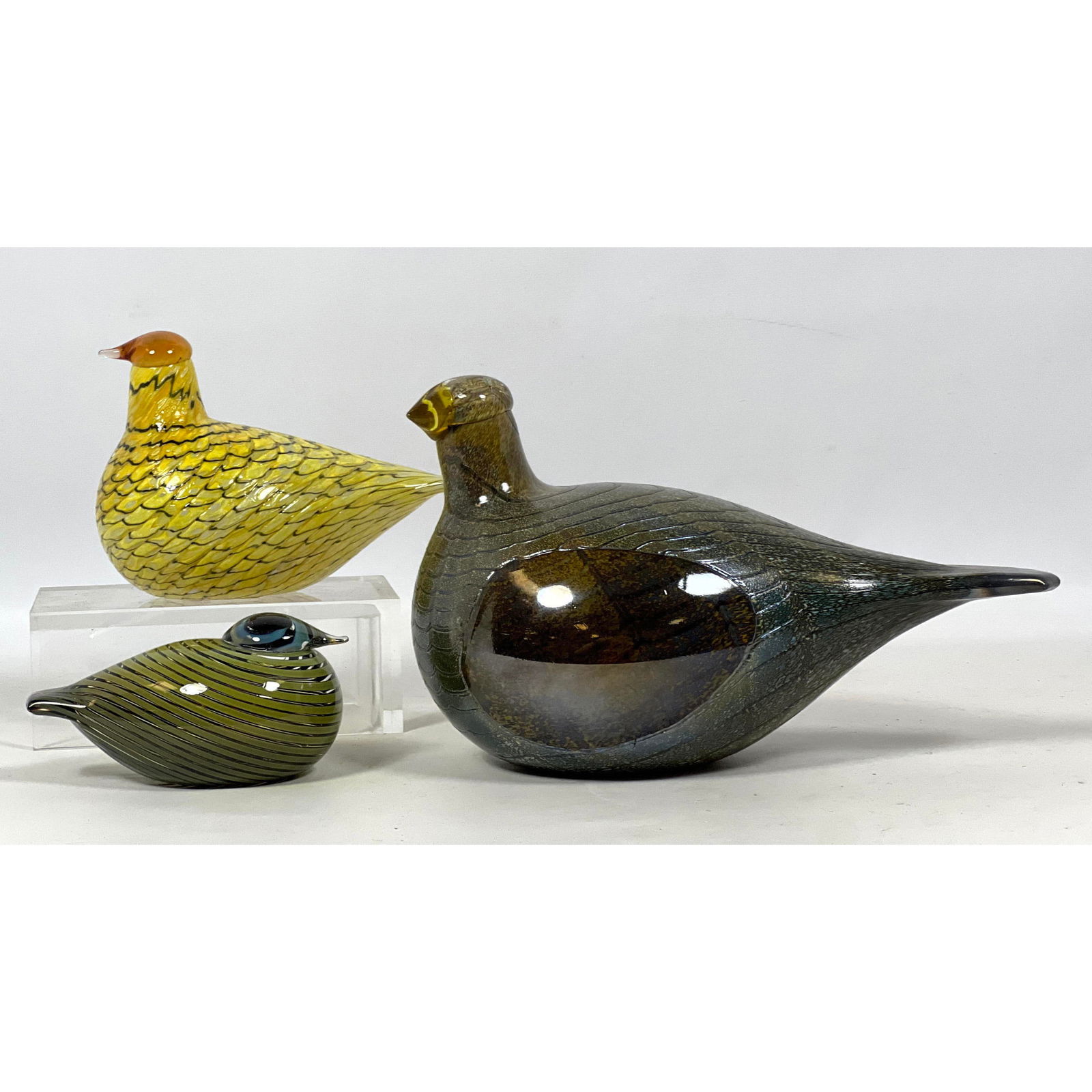 Birds By Oiva Toikka Blue Magpie Iittala Finland Art Glass