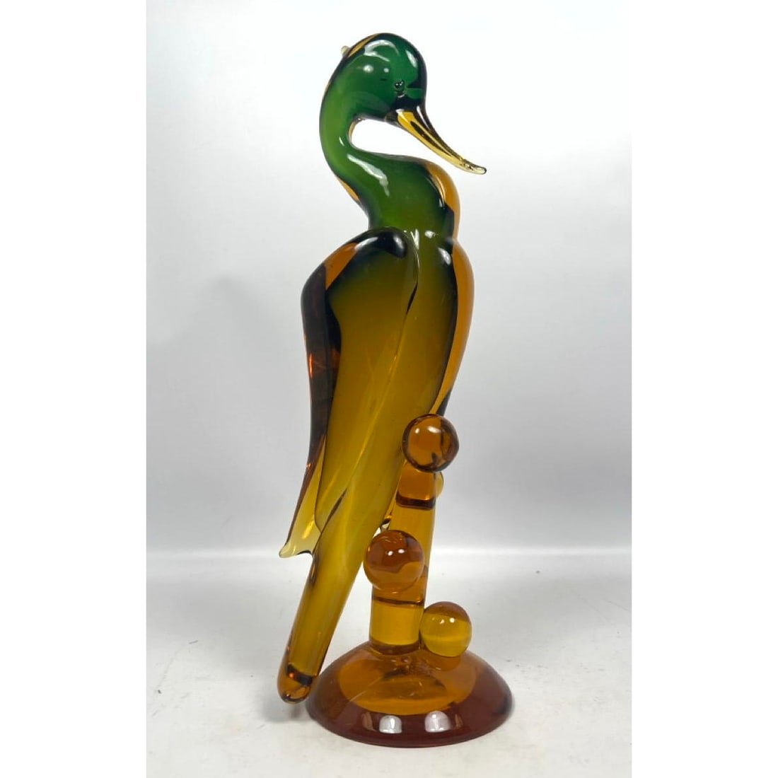 Murano Art Glass Bird Figure. Blown Glass. (1 of 9)