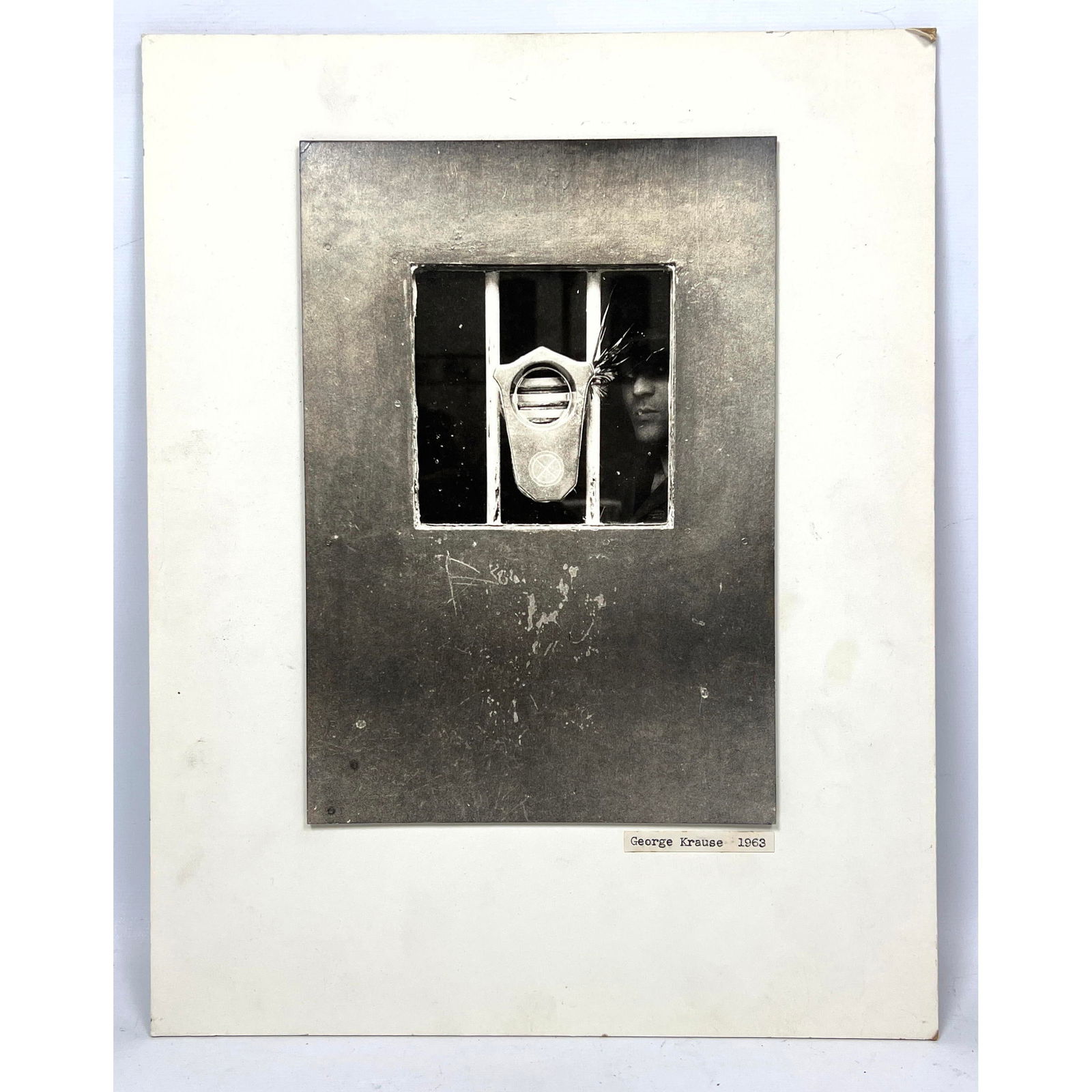 George Krause 1963 Photographic Print.: George Krause 1963 Photographic Print. Dimensions: Frame Height: 9.5 inches, Frame Width: 6.5 inches. - Image Size: Image Height: 14 inches, Image Width: 11 inches. --- US Packing and Shipping charge: