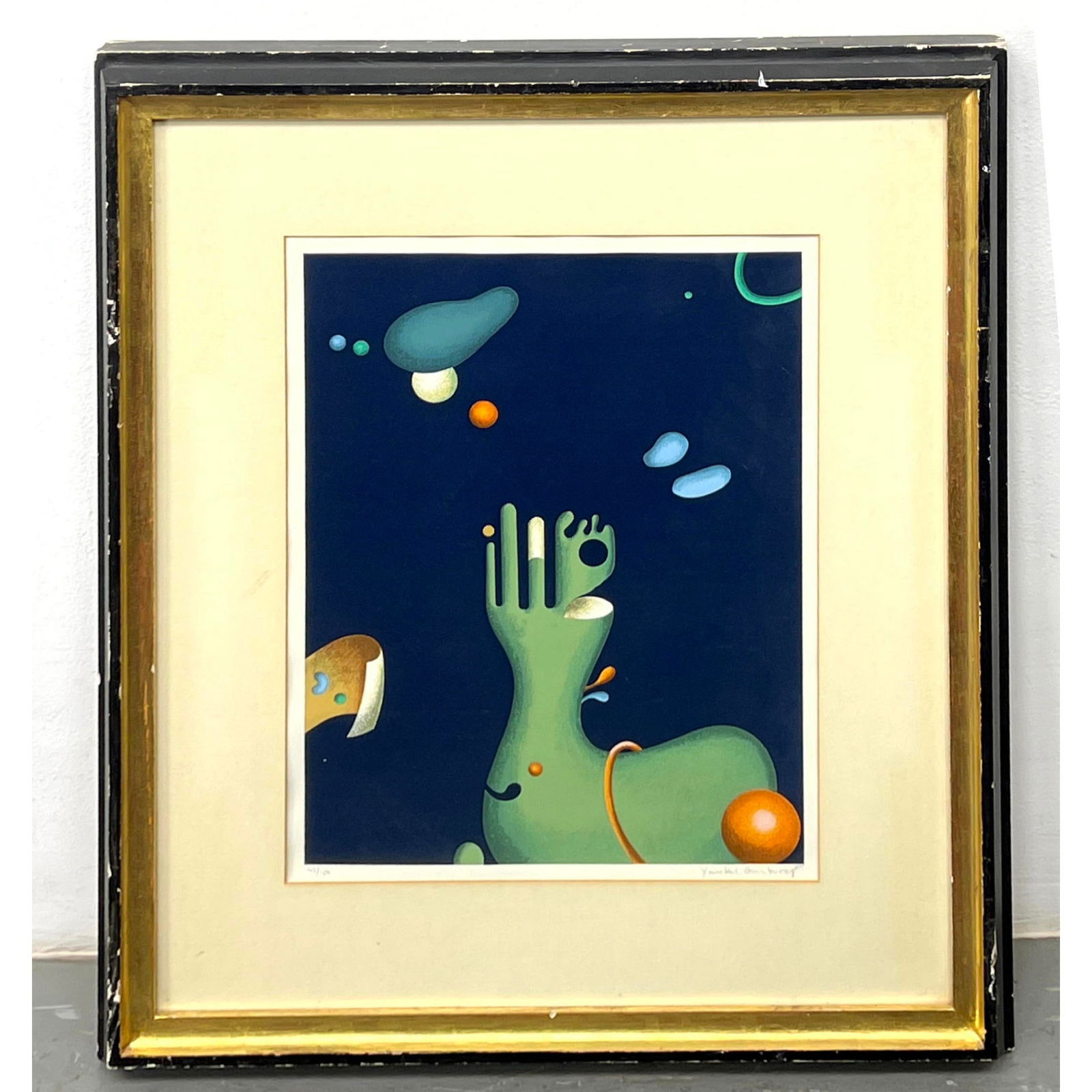 Yankel Ginzburg Signed and Numbered Surreal Print. (1 of 7)