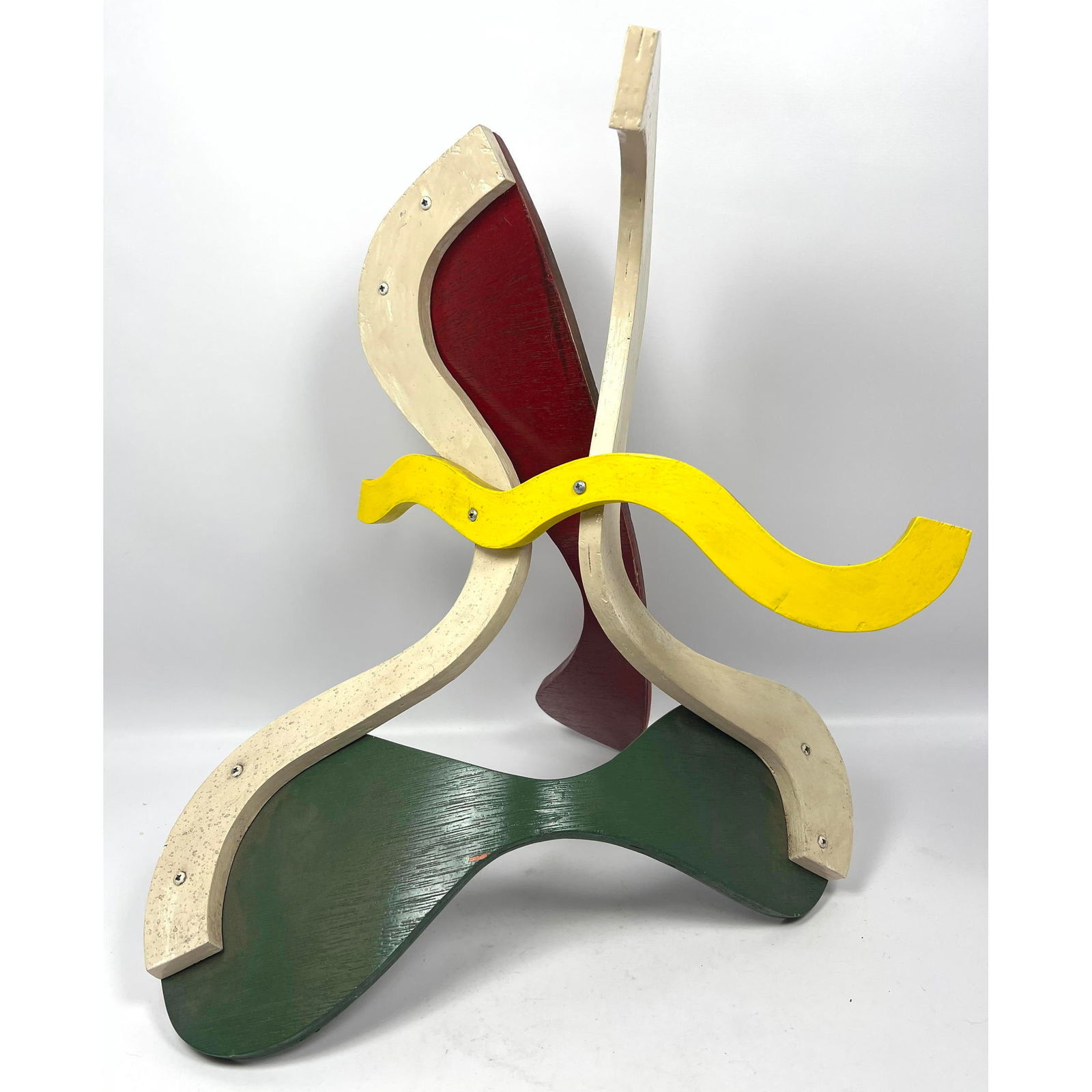 Mid Century Modern Bentwood Abstract Sculpture. Unsigned. Ray Eames style Biomorphic Sculpture (1 of 10)