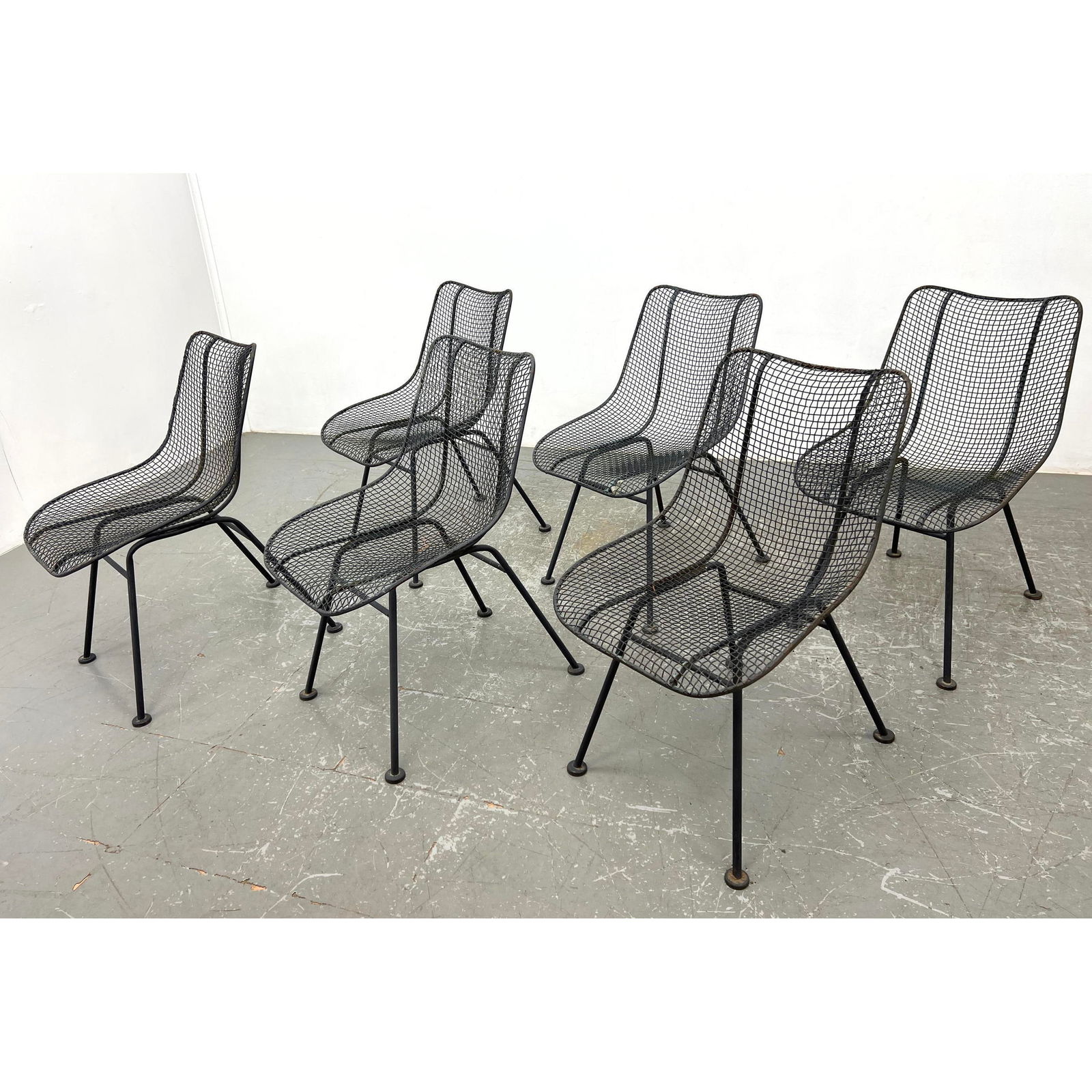 Set 6 Russell Woodard Sculptura Dining Chairs (1 of 10)