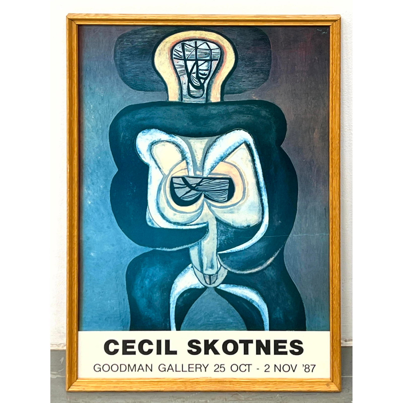 Cecil Skotnes Goodman Gallery Poster.: Cecil Skotnes Goodman Gallery Poster. Dimensions: Height: 28.75 inches, Width: 19.75 inches. --- - - We offer curbside delivery to NYC, Manhattan, Close Brooklyn, Hoboken about a week after the auctio