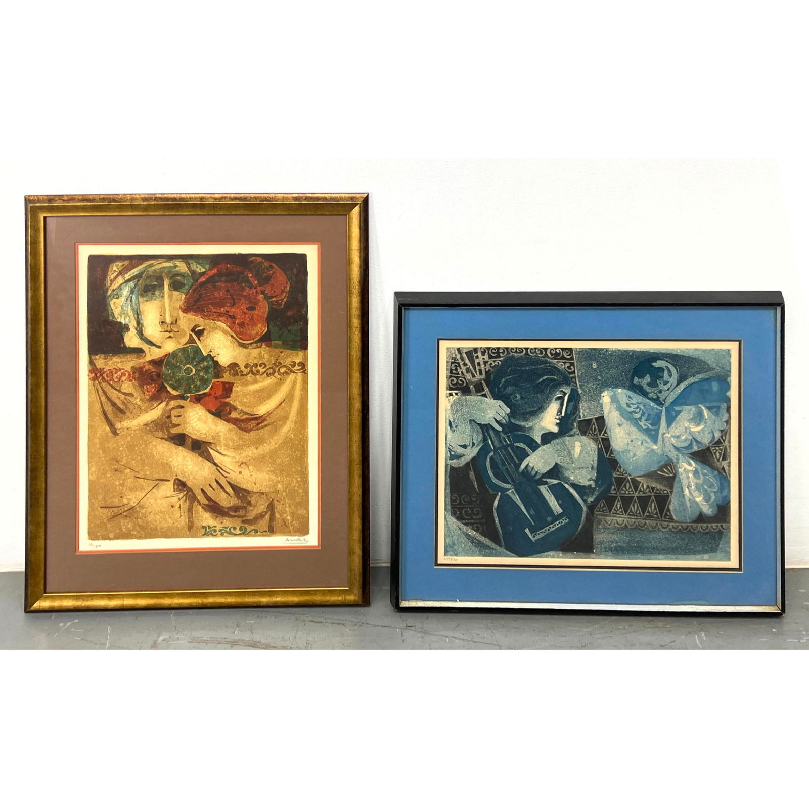 2pc Alvar lithograph Prints. Signed and Numbered. (1 of 11)