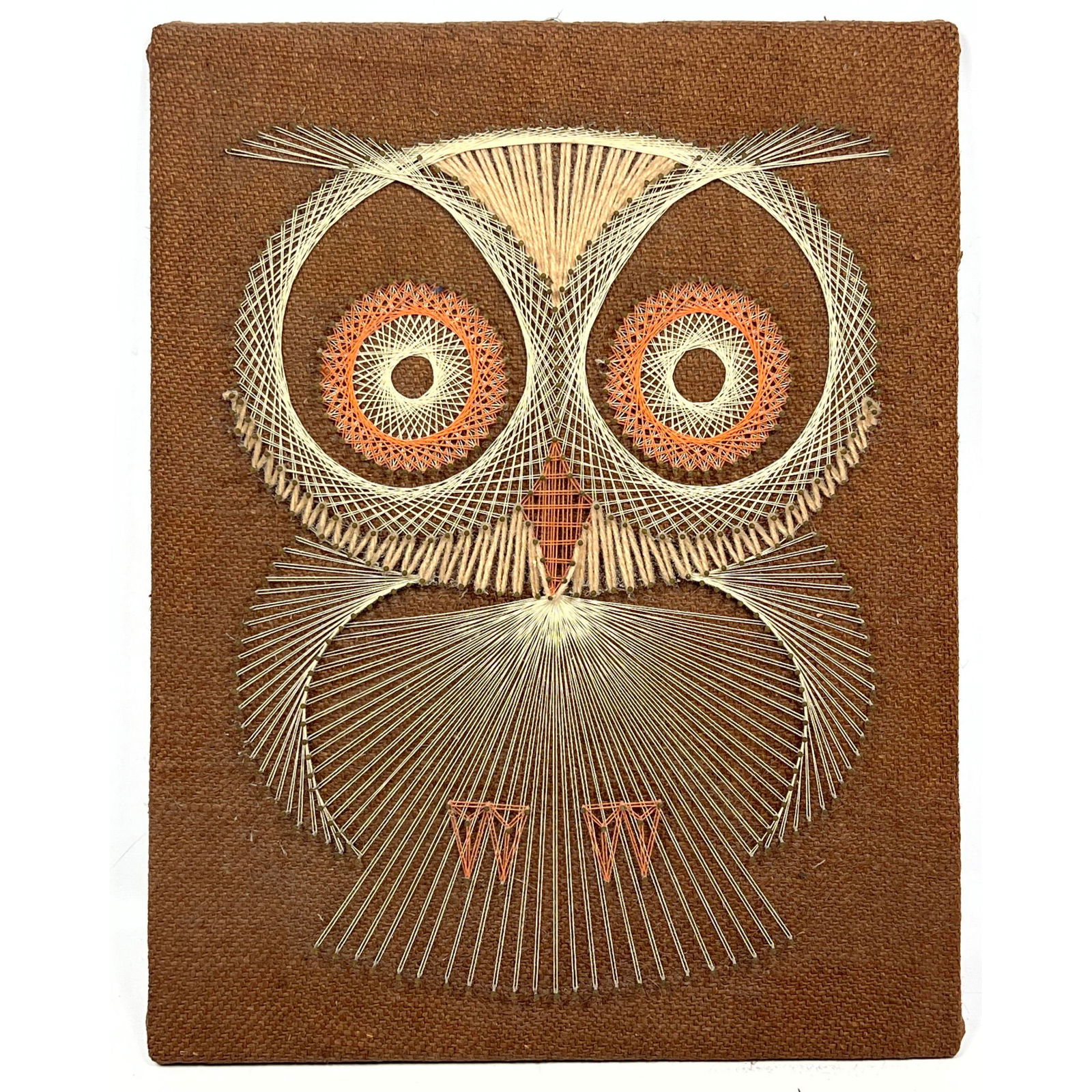 Mid Century Owl Form String Art. (1 of 9)