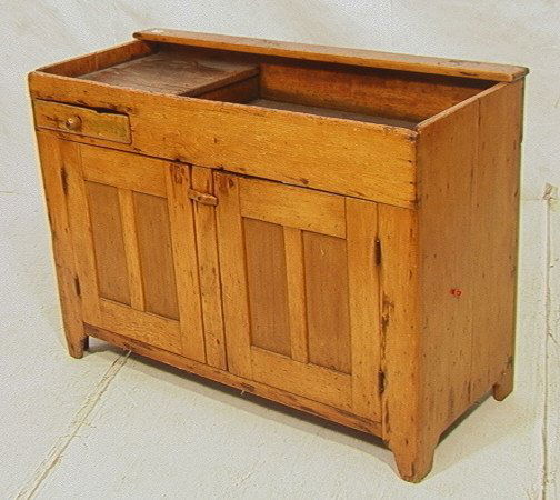 103 Antique Country Pine Primitive Dry Sink One Draw