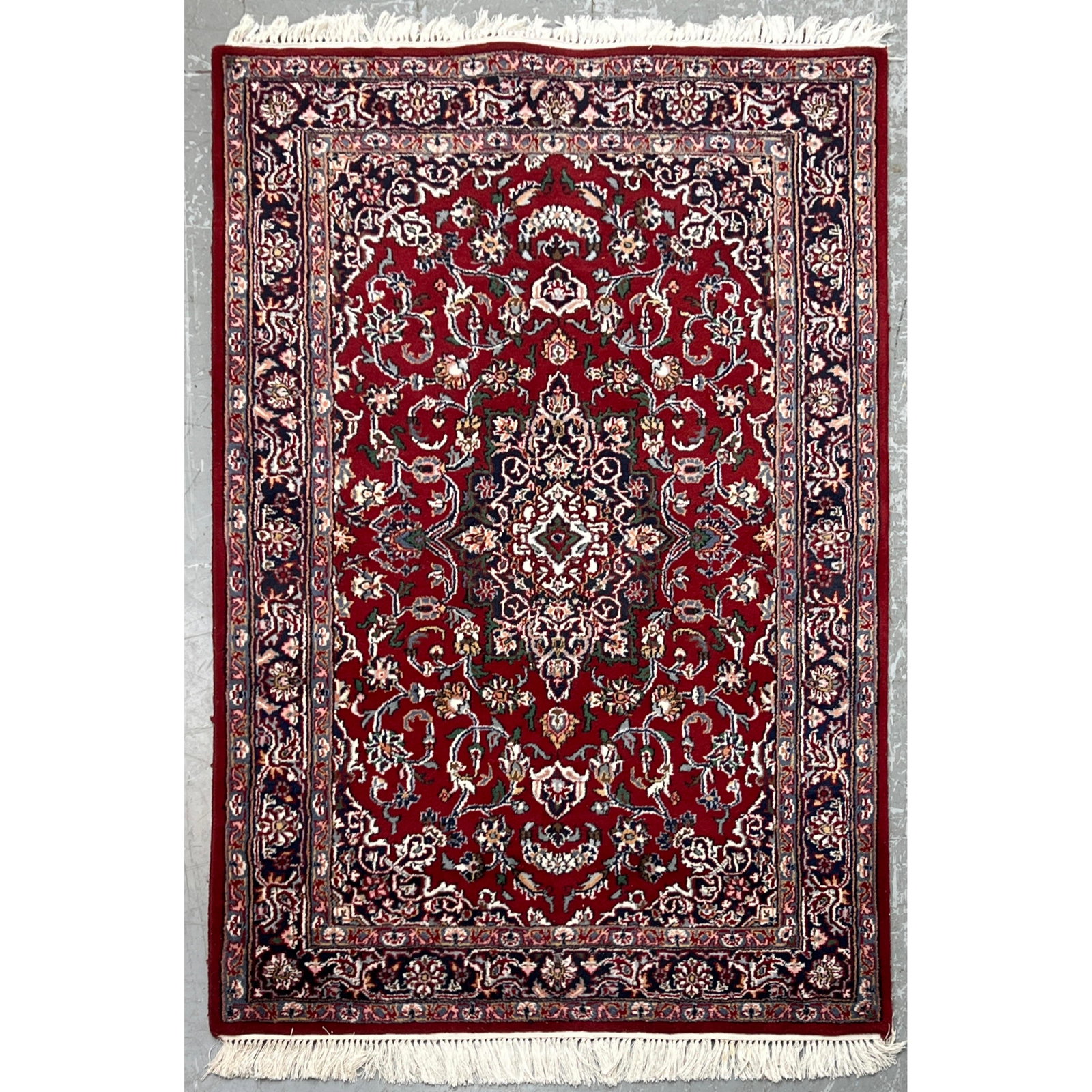 6'6 X 3'10 Handmade Oriental Carpet Rug.: 6'6 X 3'10 Handmade Oriental Carpet Rug. Dimensions: Height: 78 inches, Width: 46 inches. --- US Packing and Shipping charge: In house shipping available. Will be calculated once destination known. Pl
