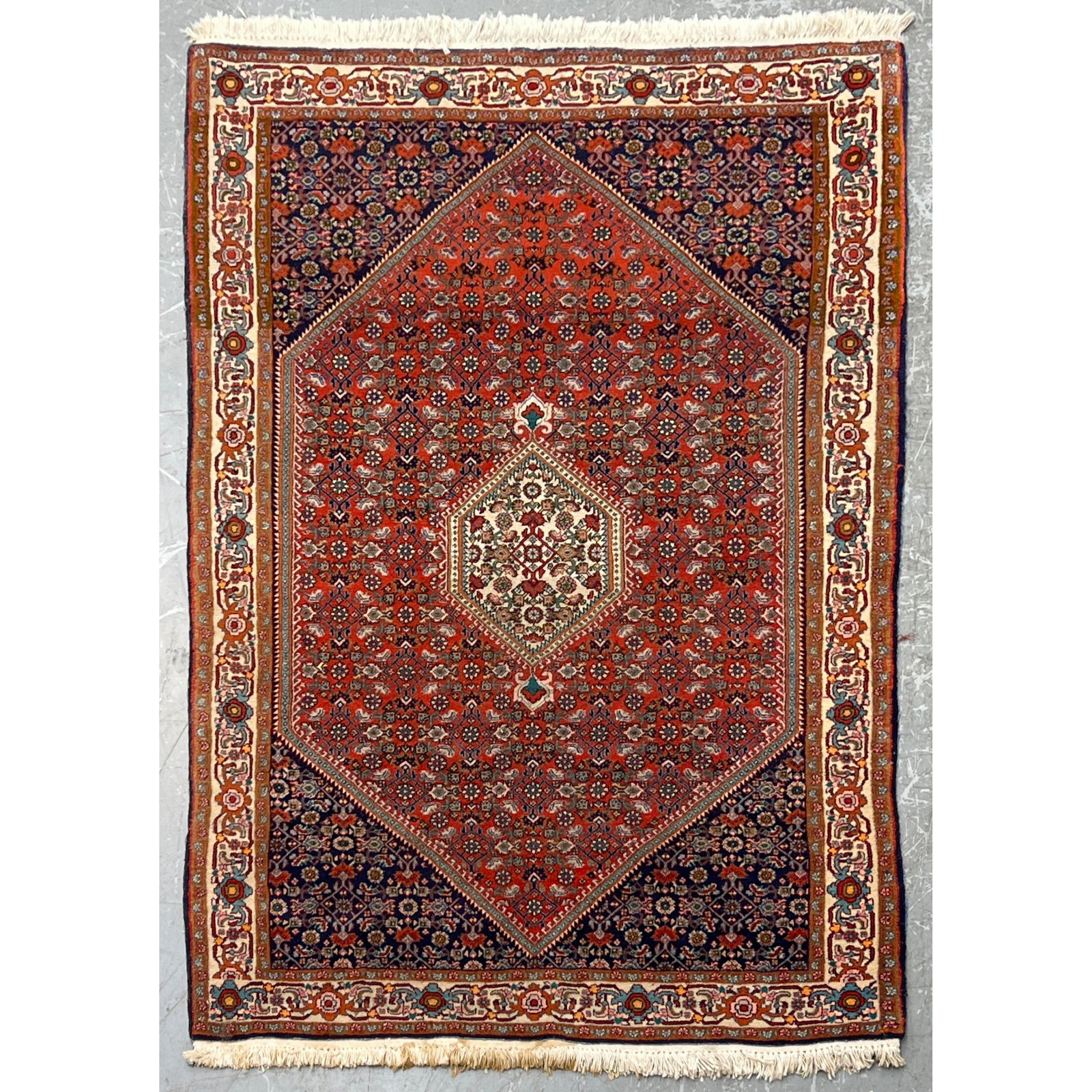 5'9 X 3'9 Handmade Bidjar Oriental Carpet Rug. (1 of 10)
