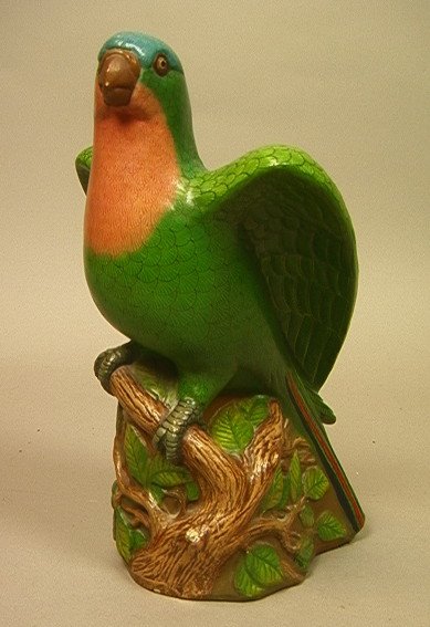 SERGIO BUSTAMANTE Signed PARROT. Colorful Parrot.: SERGIO BUSTAMANTE Signed PARROT. Colorful Parrot. Signed.-- Dimensions: H: 11 inches: W: 6 inches: D: 6.5 inches --- US Shipping charge: $28
