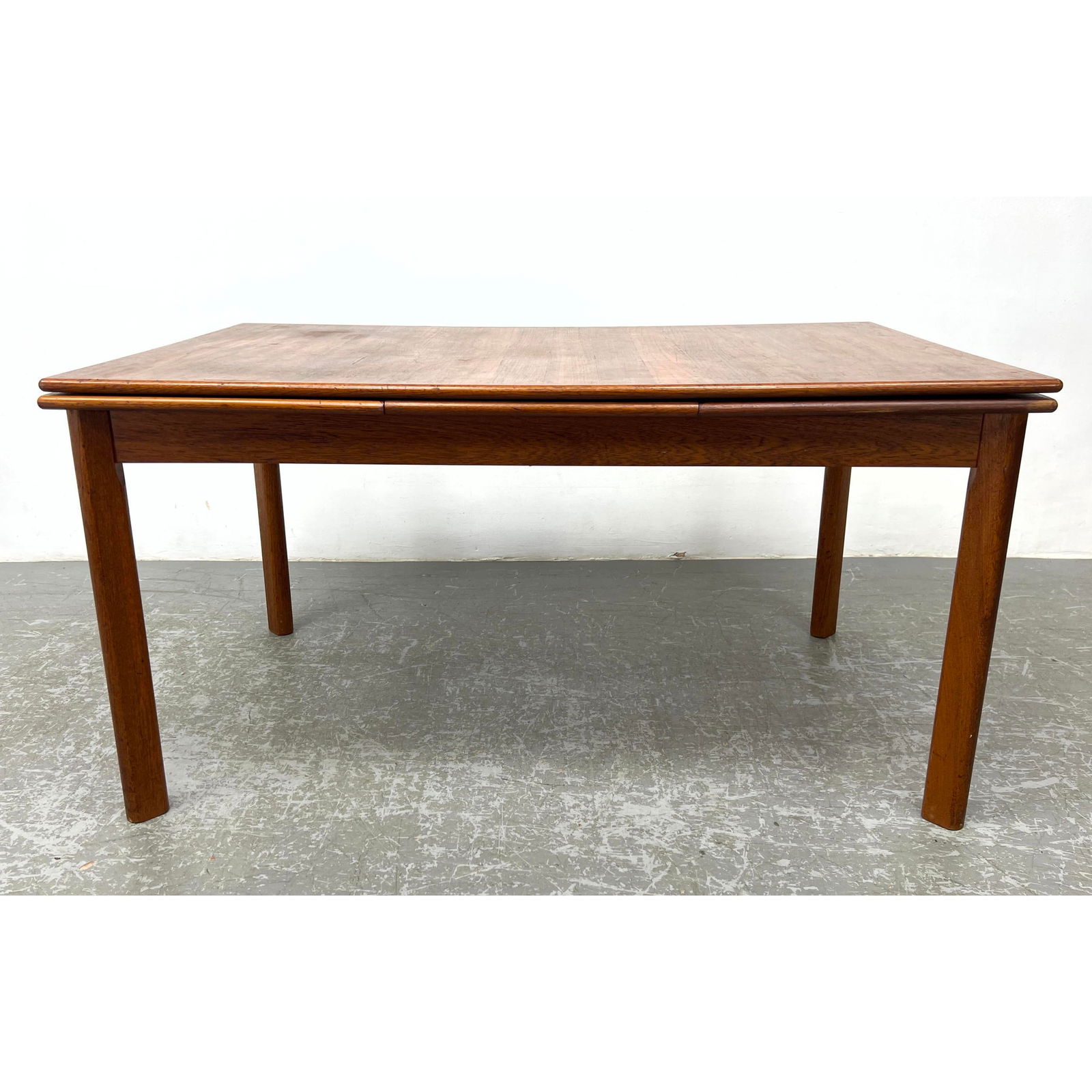 Danish Modern Teak BRDR. FURBO Dining Table. Refractory style with pull out leaves. Marked. (1 of 11)