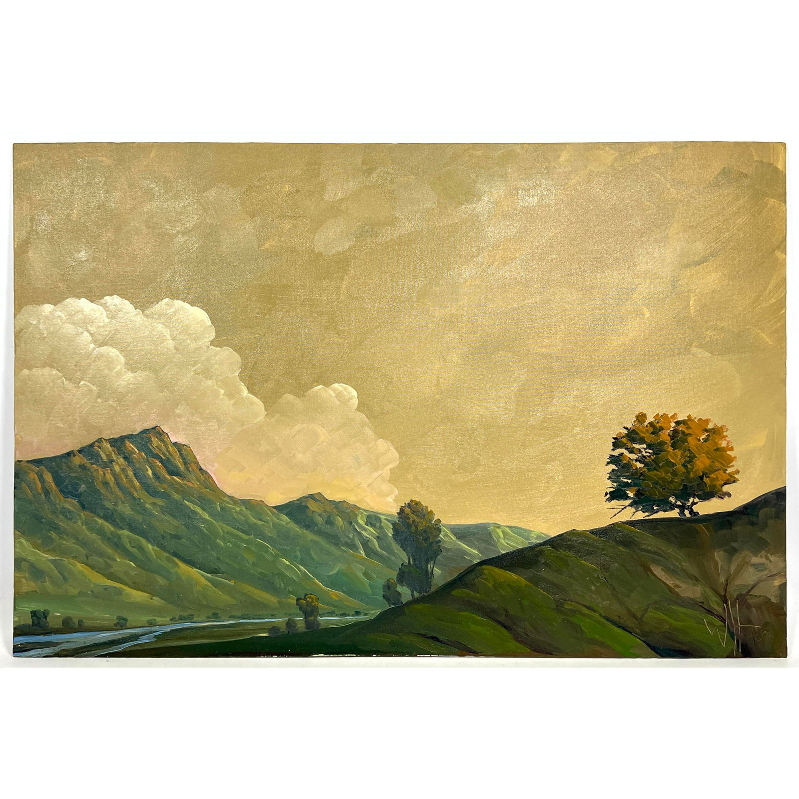 William Hawkins (American b. 1962) Unframed oil on canvas board (1 of 9)