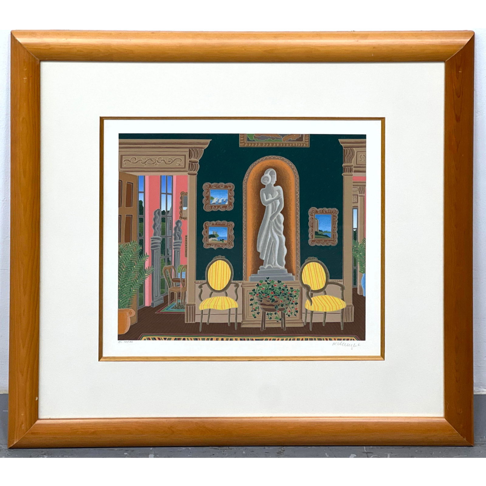 THOMAS MCKNIGHT Serigraph Print.  Signed and Numbered HC 40/40. (1 of 10)