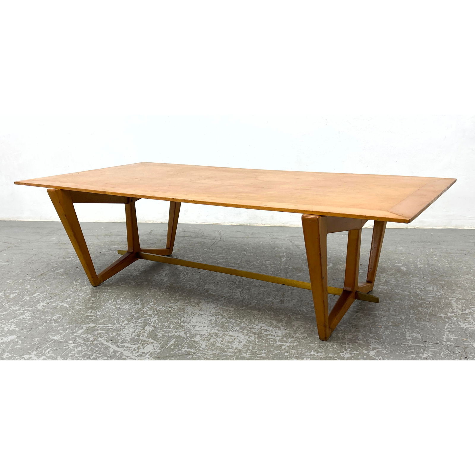 EDMOND SPENCE Unique Design Coffee Table with Metal Stretcher. Walpole. (1 of 11)