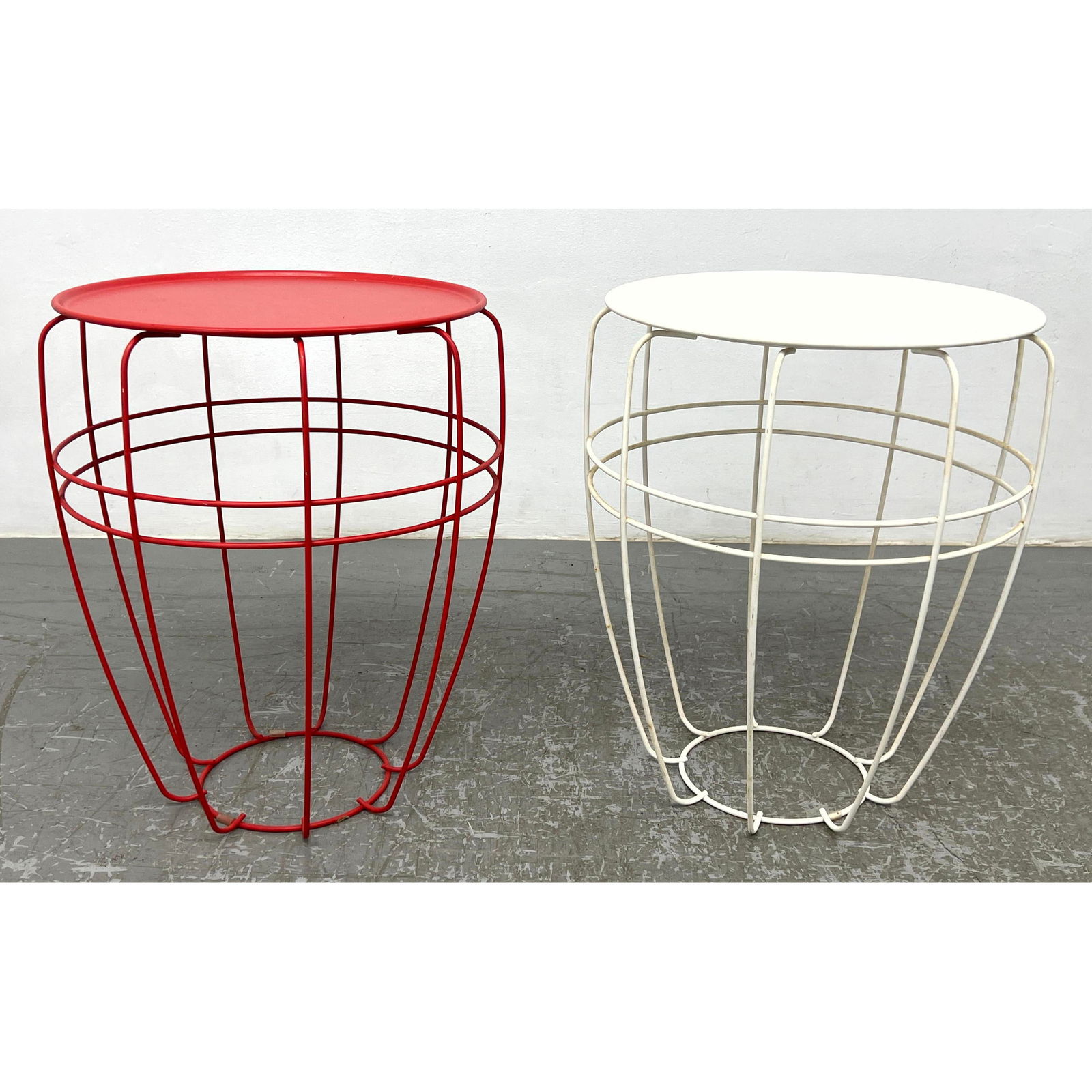 2pcs Miniforms Made in Italy Wire  Drink Stand Tables. (1 of 9)