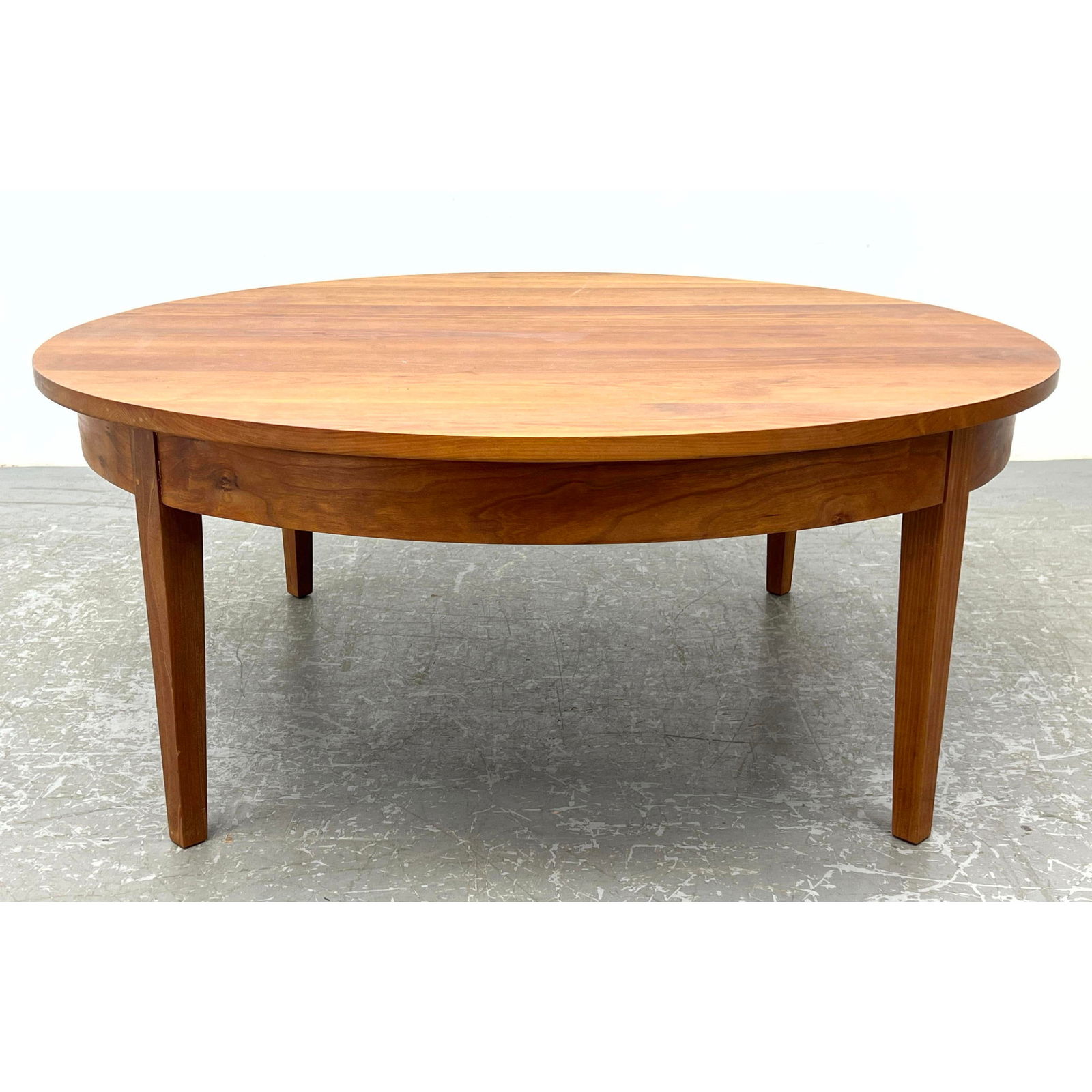 Thomas Moser 1984 Round Cherry Coffee Table. Signed. (1 of 9)