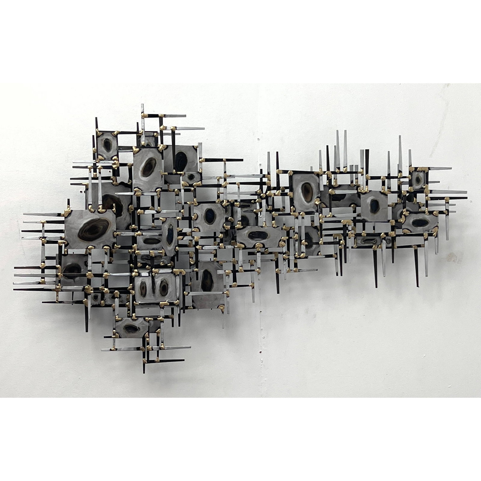 C JERE 2015 Brutalist Wall Sculpture. Signed. (1 of 10)