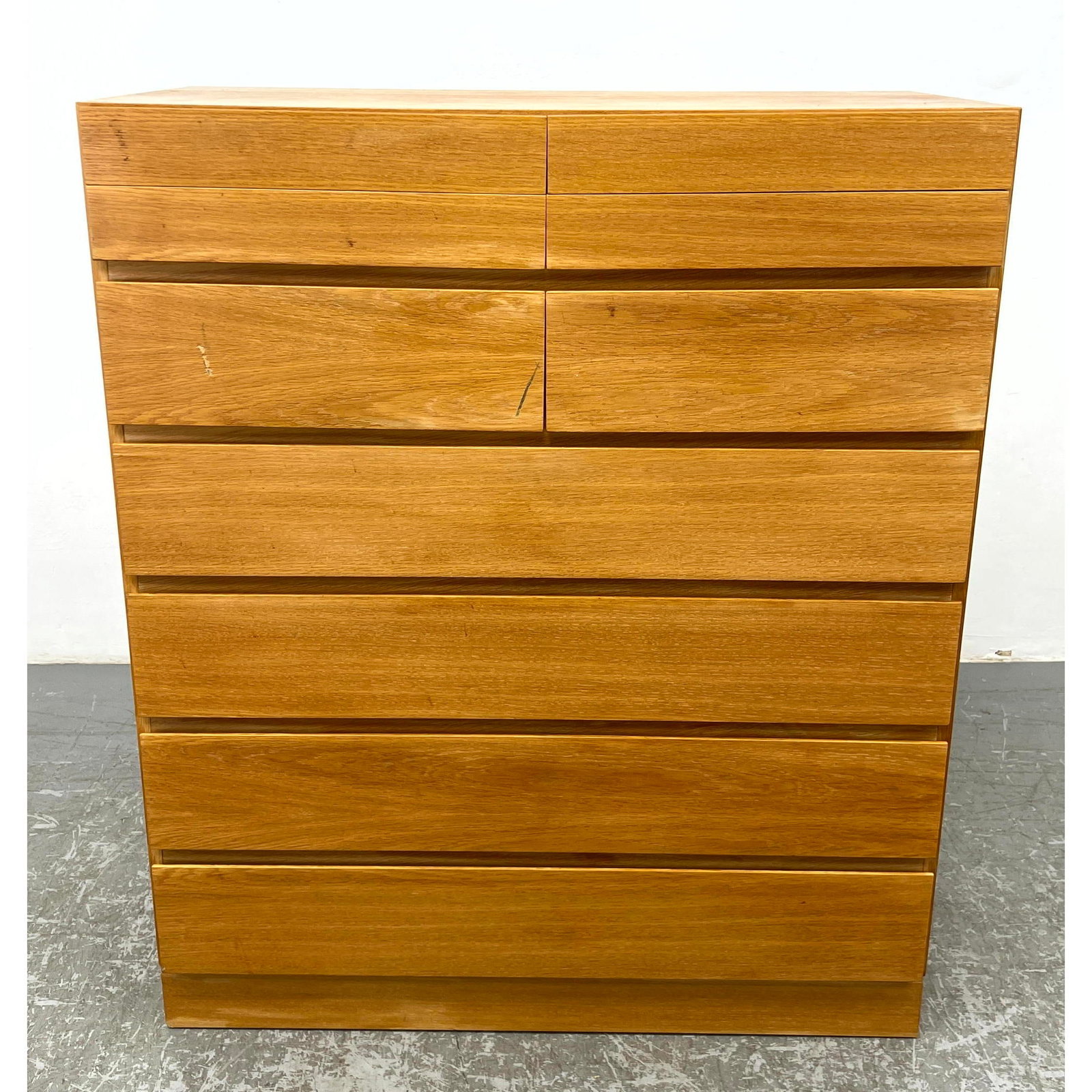 Arne Wahl Iversen for Vinde Mobelfabrik, Danish Modern Tall Chest Dresser.: Arne Wahl Iversen for Vinde Mobelfabrik, Danish Modern Tall Chest Dresser. Dimensions: Height: 43.5 inches, Width: 36 inches, Depth: 18 inches. --- - - We offer curbside delivery to NYC, Manhattan, Cl