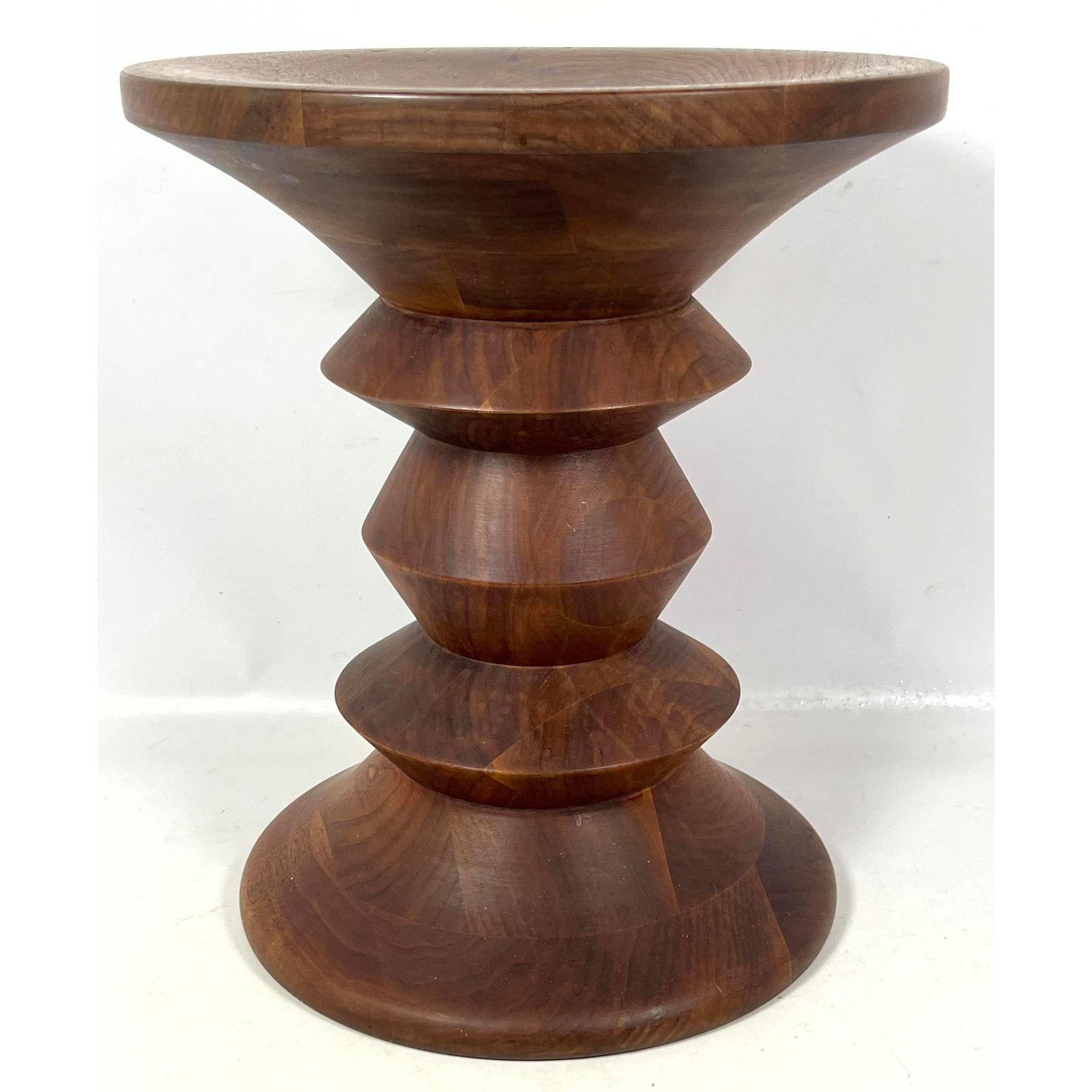 Vintage EAMES Time Life stool, American modern walnut. Harder to find model. (1 of 9)