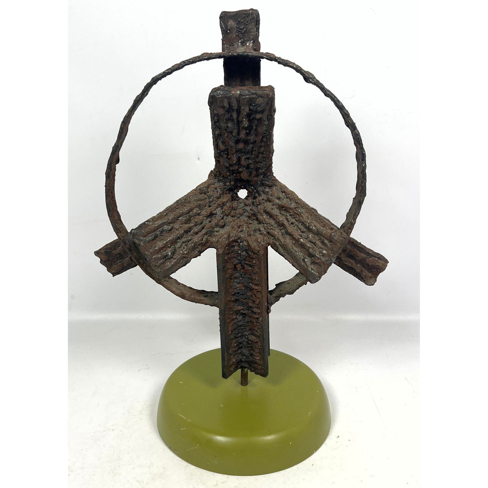 Vintage Brutalist Welded Iron Sculpture. Bertoia Style. (1 of 9)