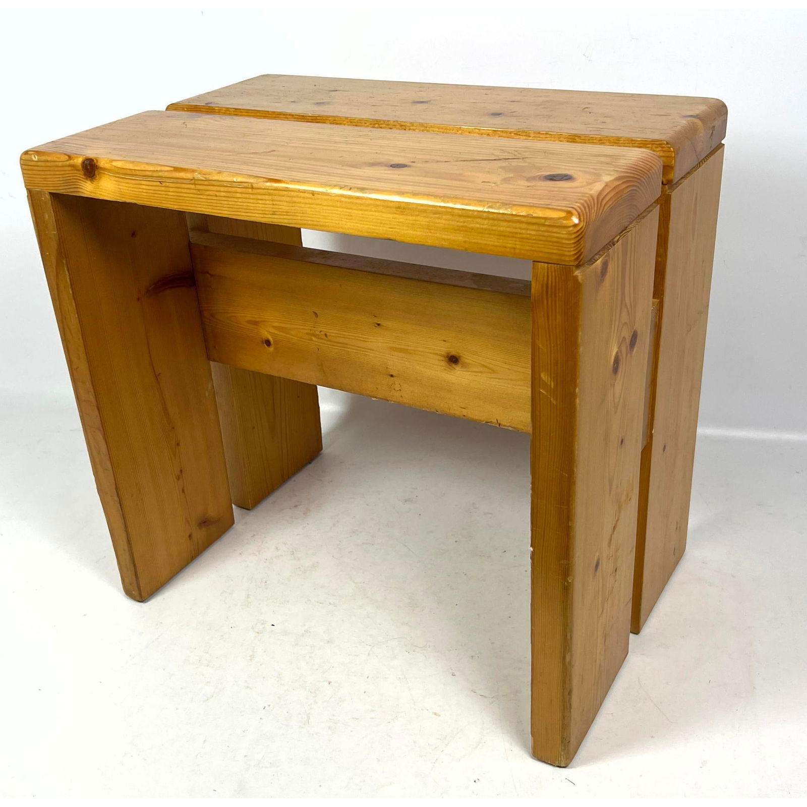 Charlotte Perriand for Les Arcs stool Side table. (1 of 6)