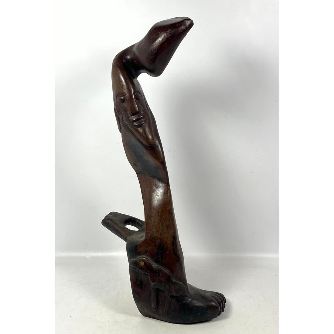 Carved Wood Abstract Modern Sculpture. (1 of 12)