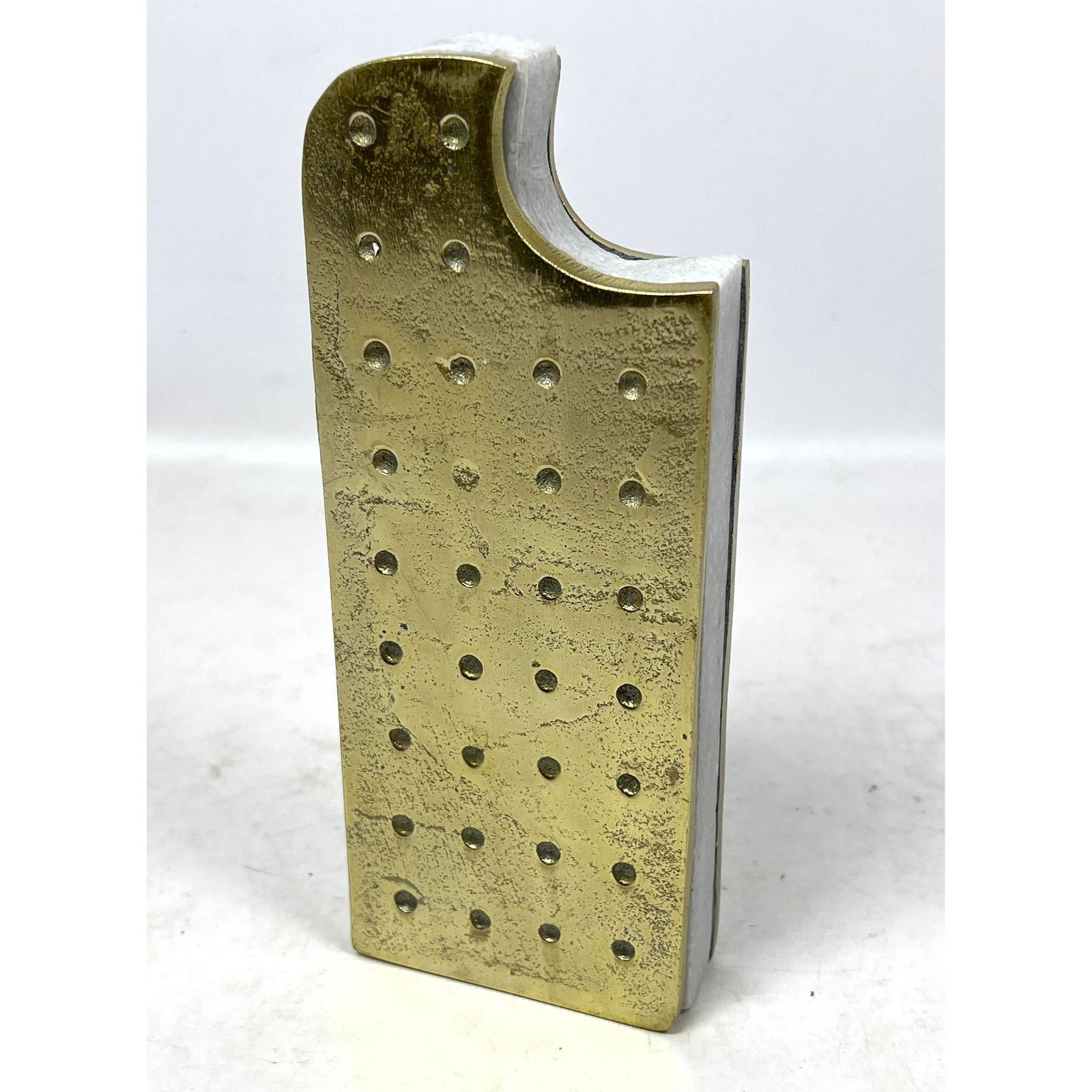 Pop Art Ice Cream Sandwich Sculpture. Metal and marble unsigned. (1 of 8)