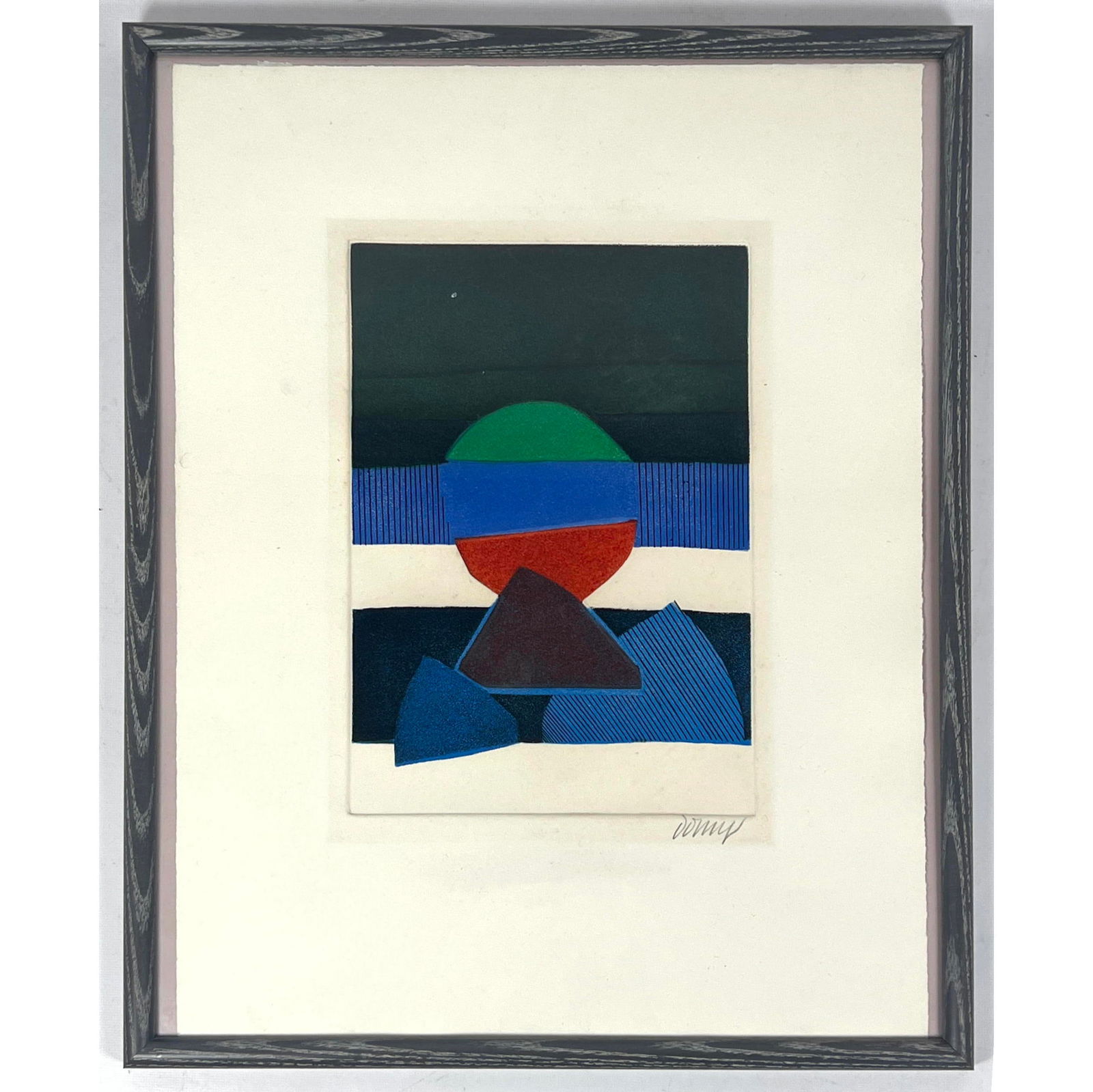 Bertrand Dorny (1931-2015) Bat Aquatint, etching, engraving, and sandpaper, printed in colors from t (1 of 8)