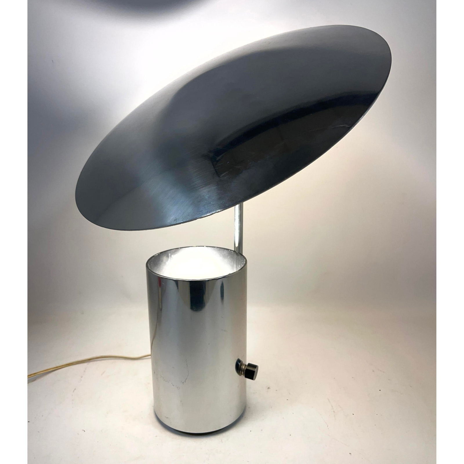 George Nelson and Associates, Half Nelson table lamp, Koch and Lowy c. 1977 aluminum, plastic. Liter (1 of 14)
